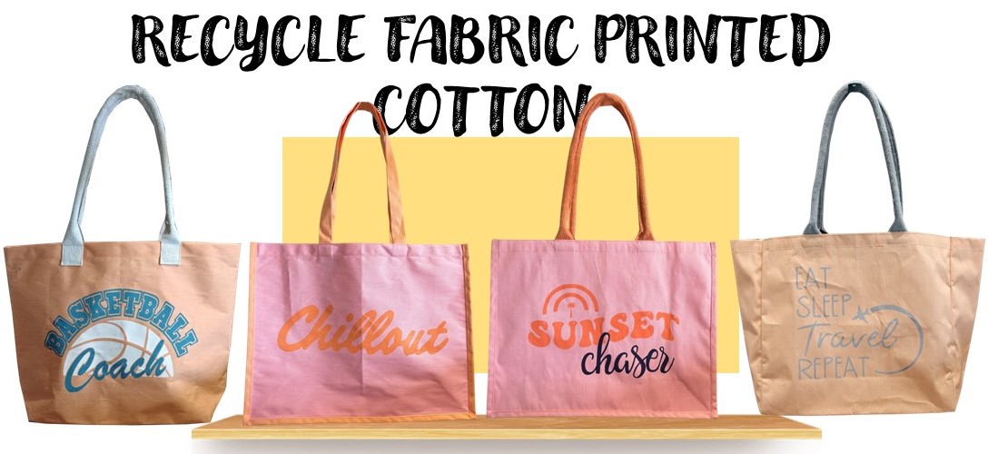 Recycled Fabric Cotton Bags