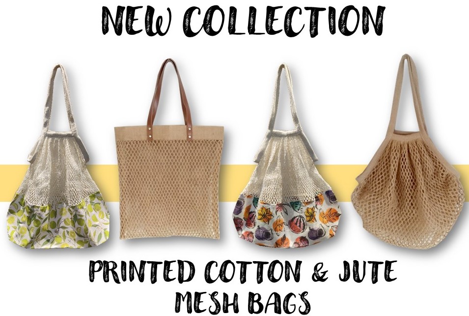 Jute & Cotton Mesh Bag