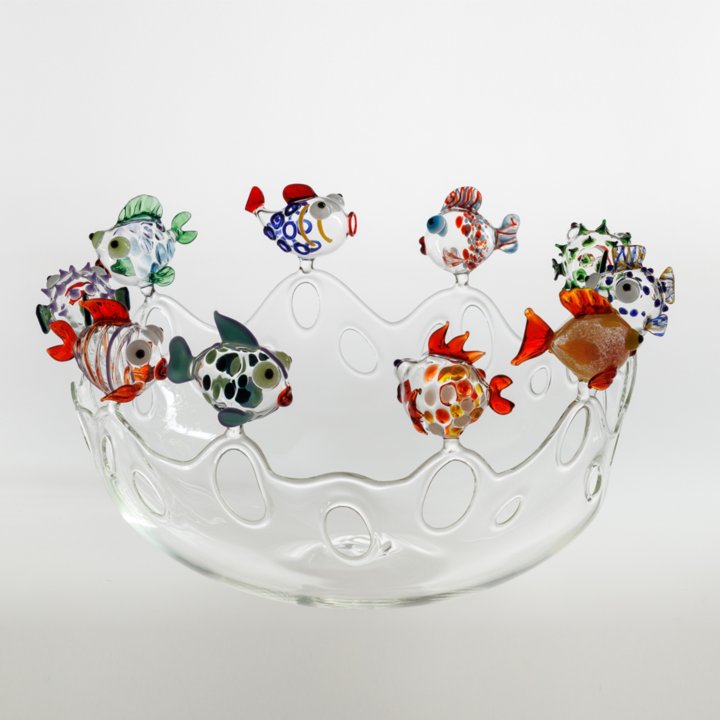 MASSIMO LUNARDON Caraffa Carpa ガラスオブジェ Massimo Lunardon 1.8L Cardinal Fish Carafe – Noilli