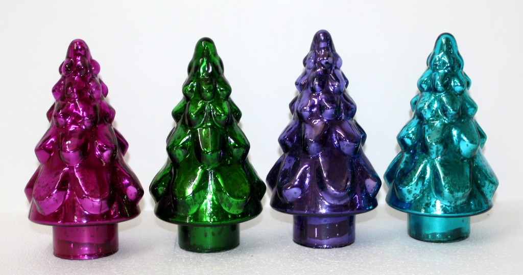 GLASS CHRISTMAS TREES