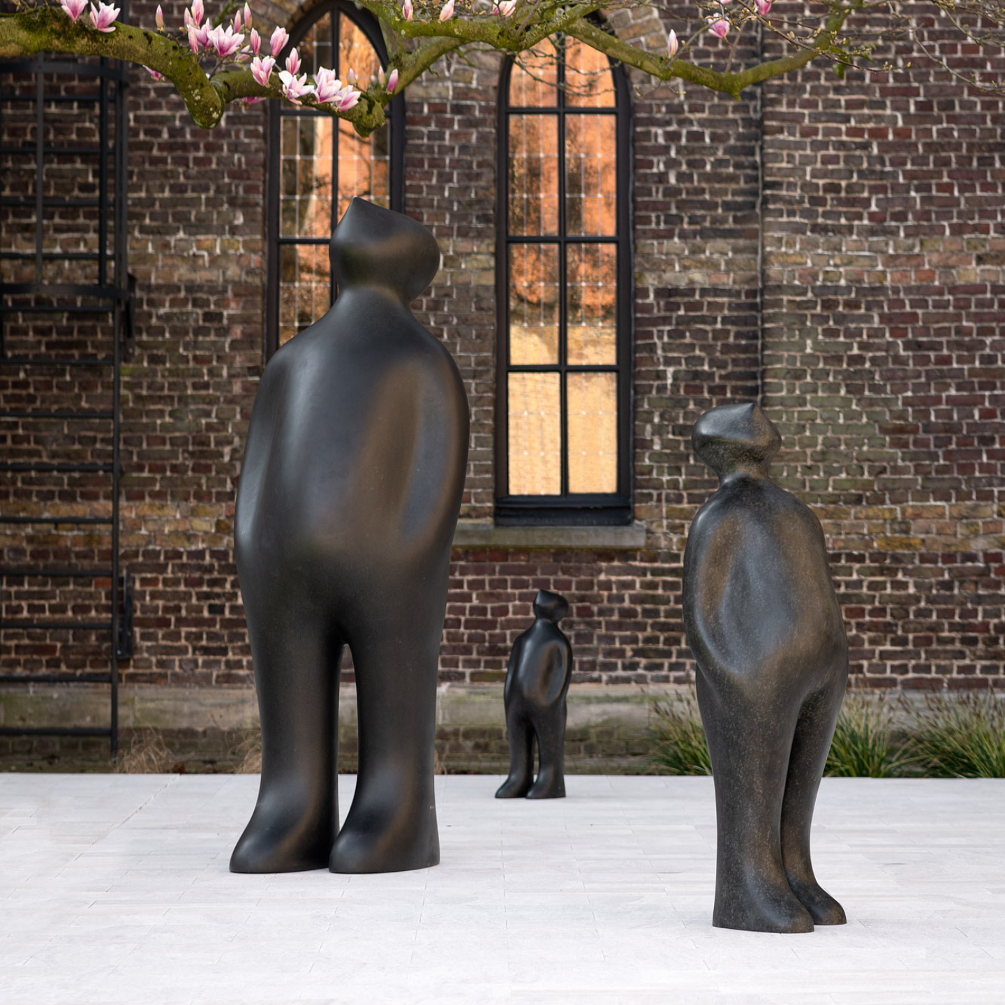 The Visitor bronze