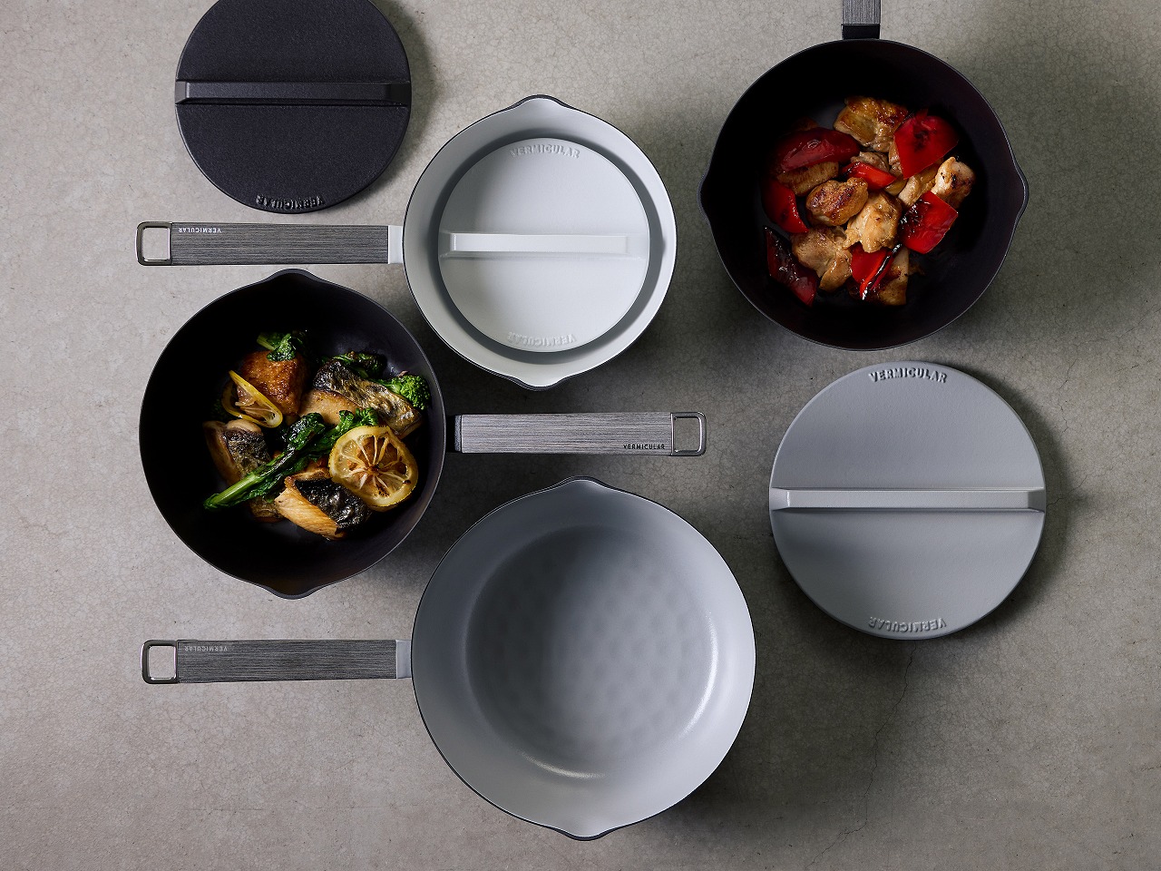  Vermicular Yukihira Saucepan & Drop Lid