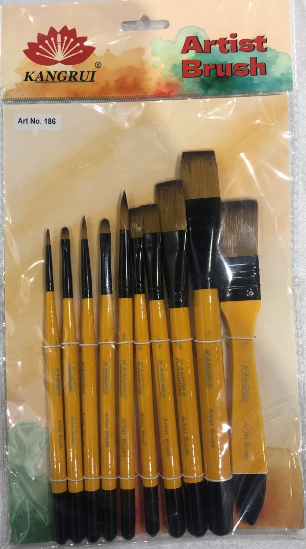 Nylon brushes set