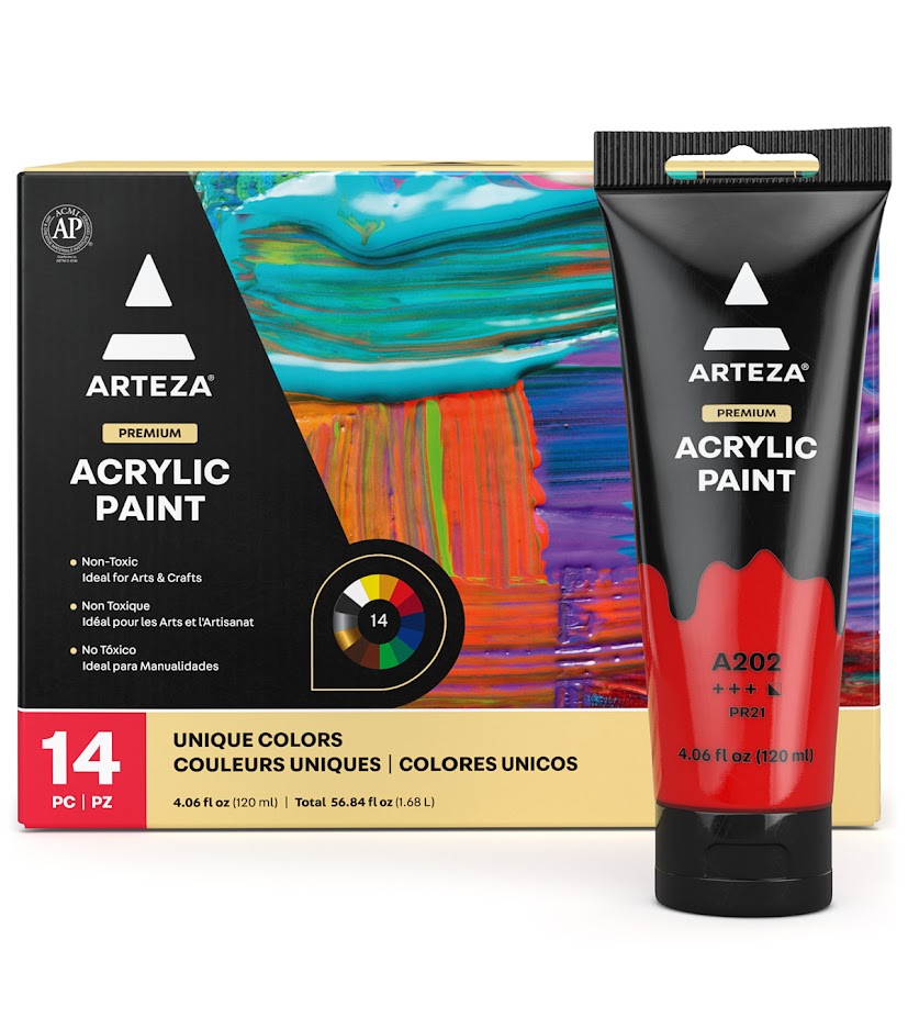Arteza Premium Acrylic Artist Paint 