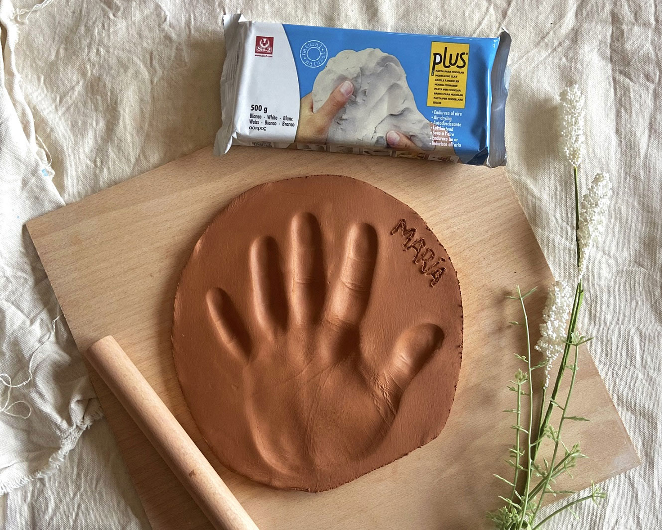 PLUS Natural Self-Hardening Clay