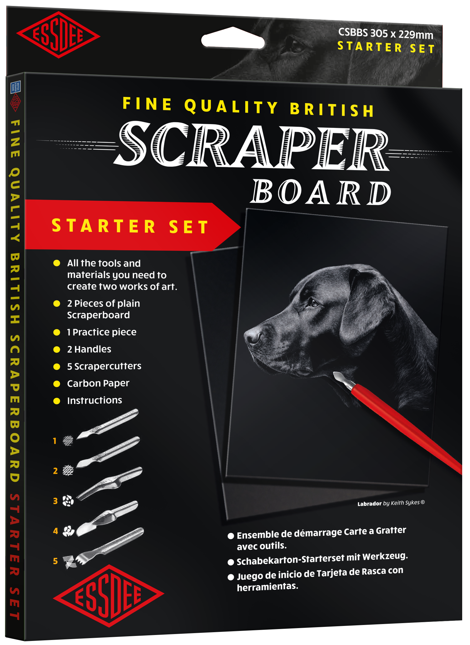 Essdee Fine Quality British Scraperboard
