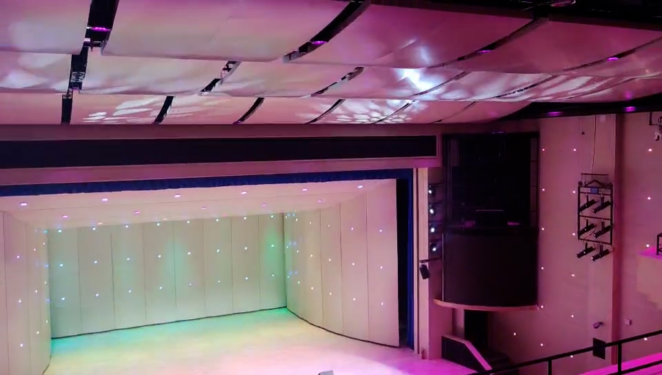 Lighting for the theater stage and auditorium