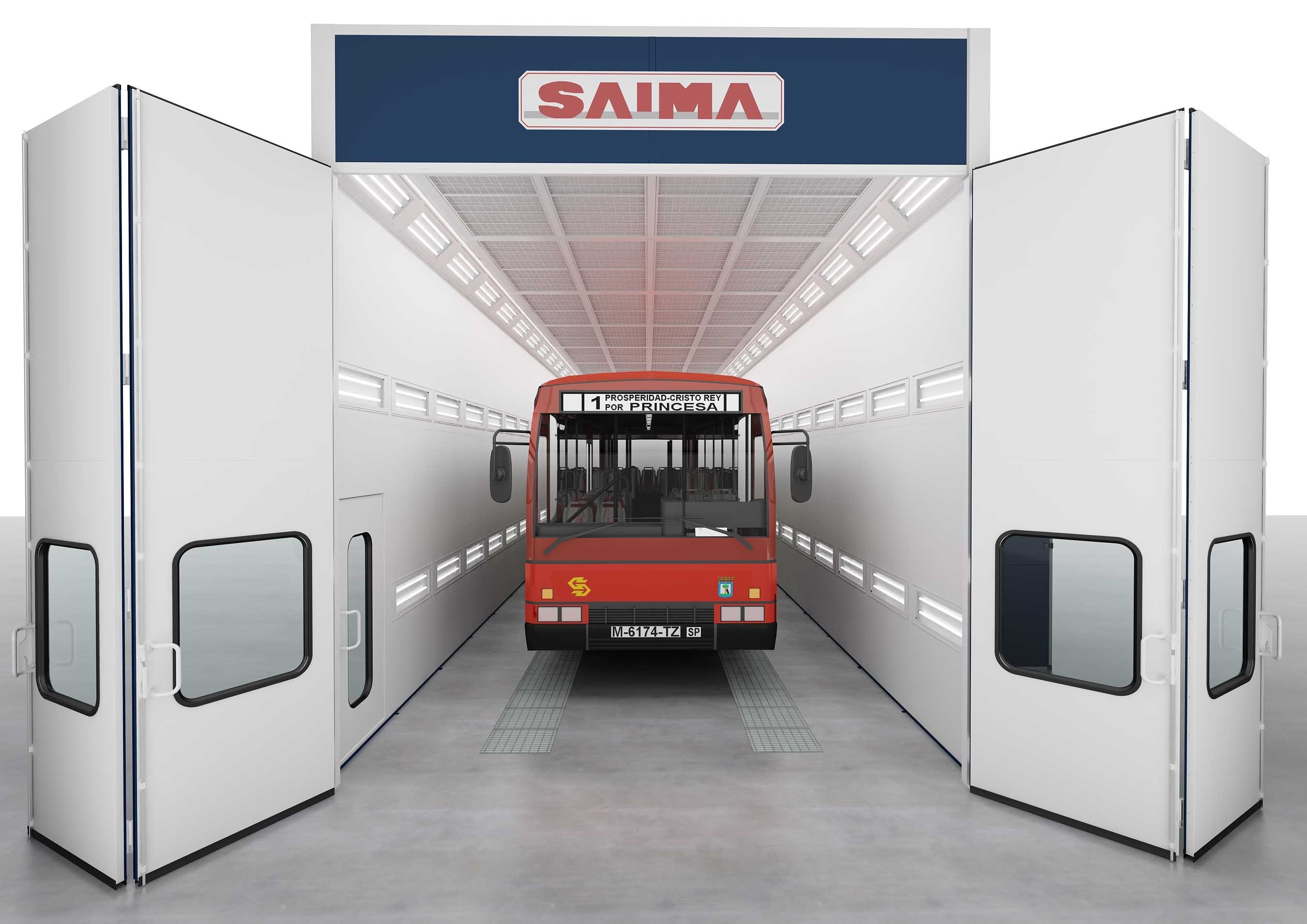 TRUCK SPRAY BOOTH GRANDI MEZZI
