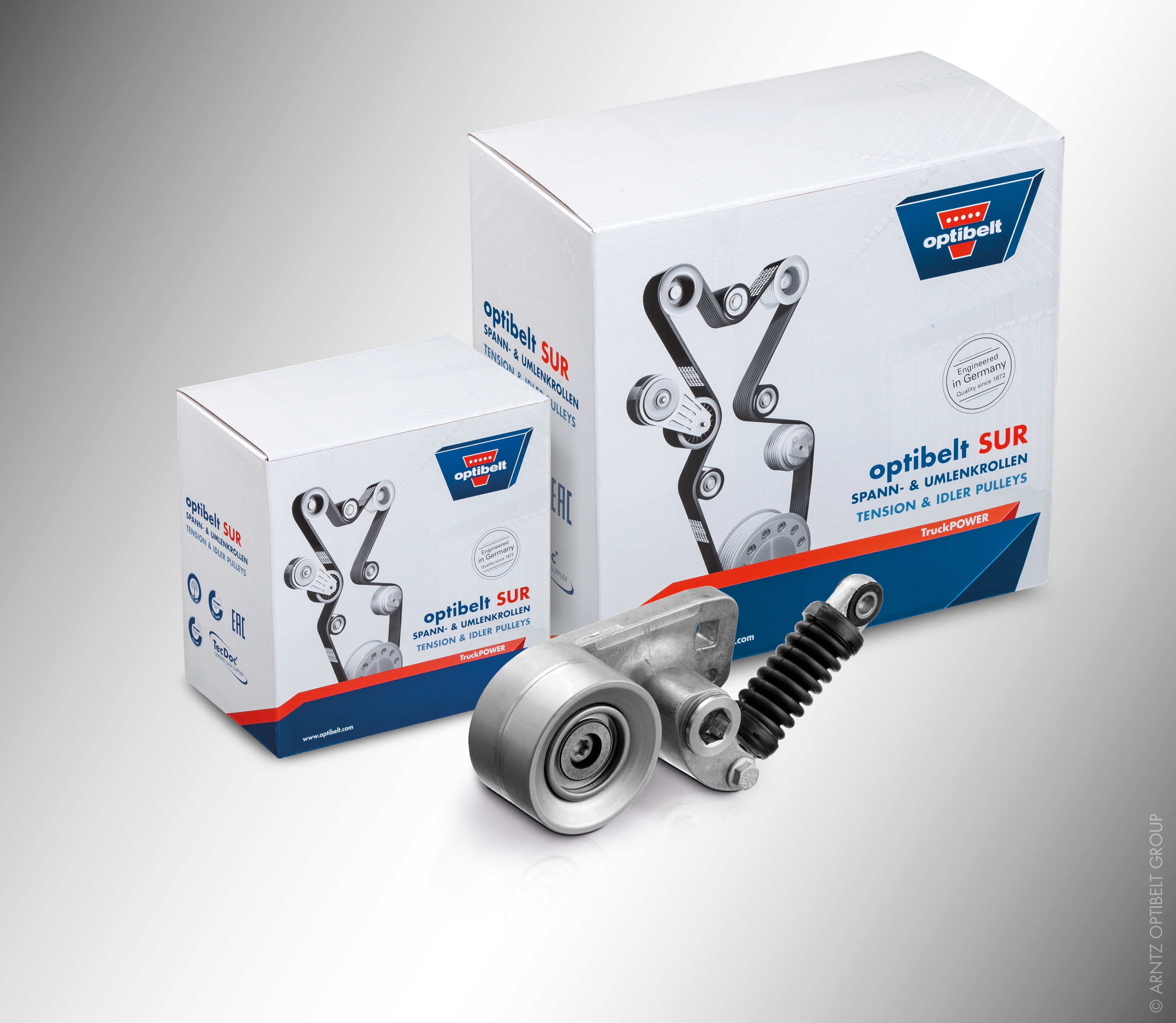 optibelt TRUCK POWER SUR X - Tension and guide idler pulleys for commercial vehicles