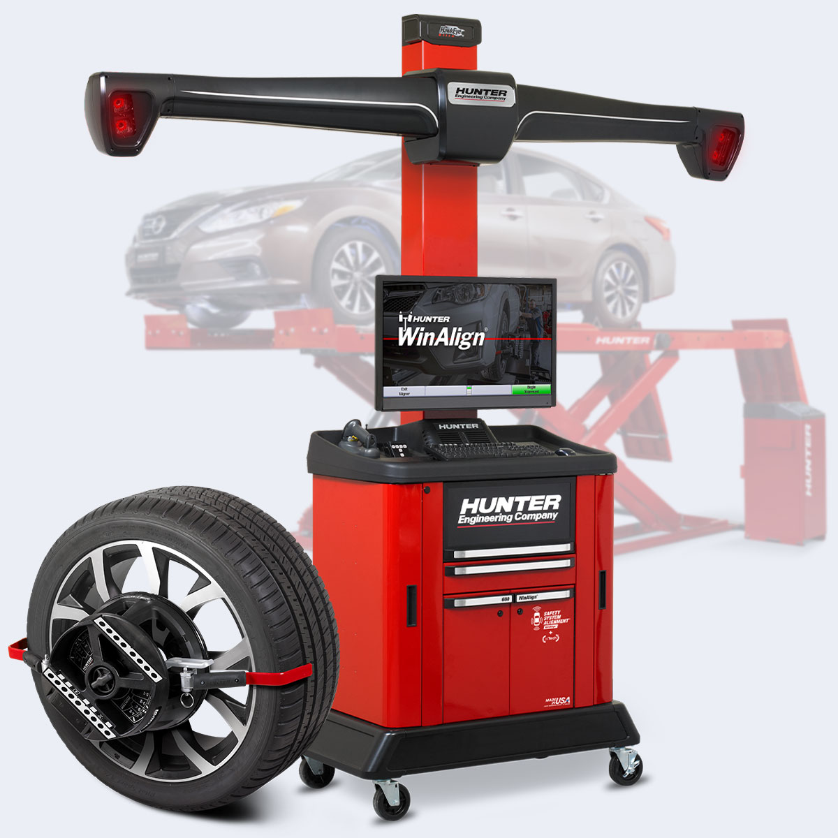 Hunter HawkEye Elite® Alignment Machine