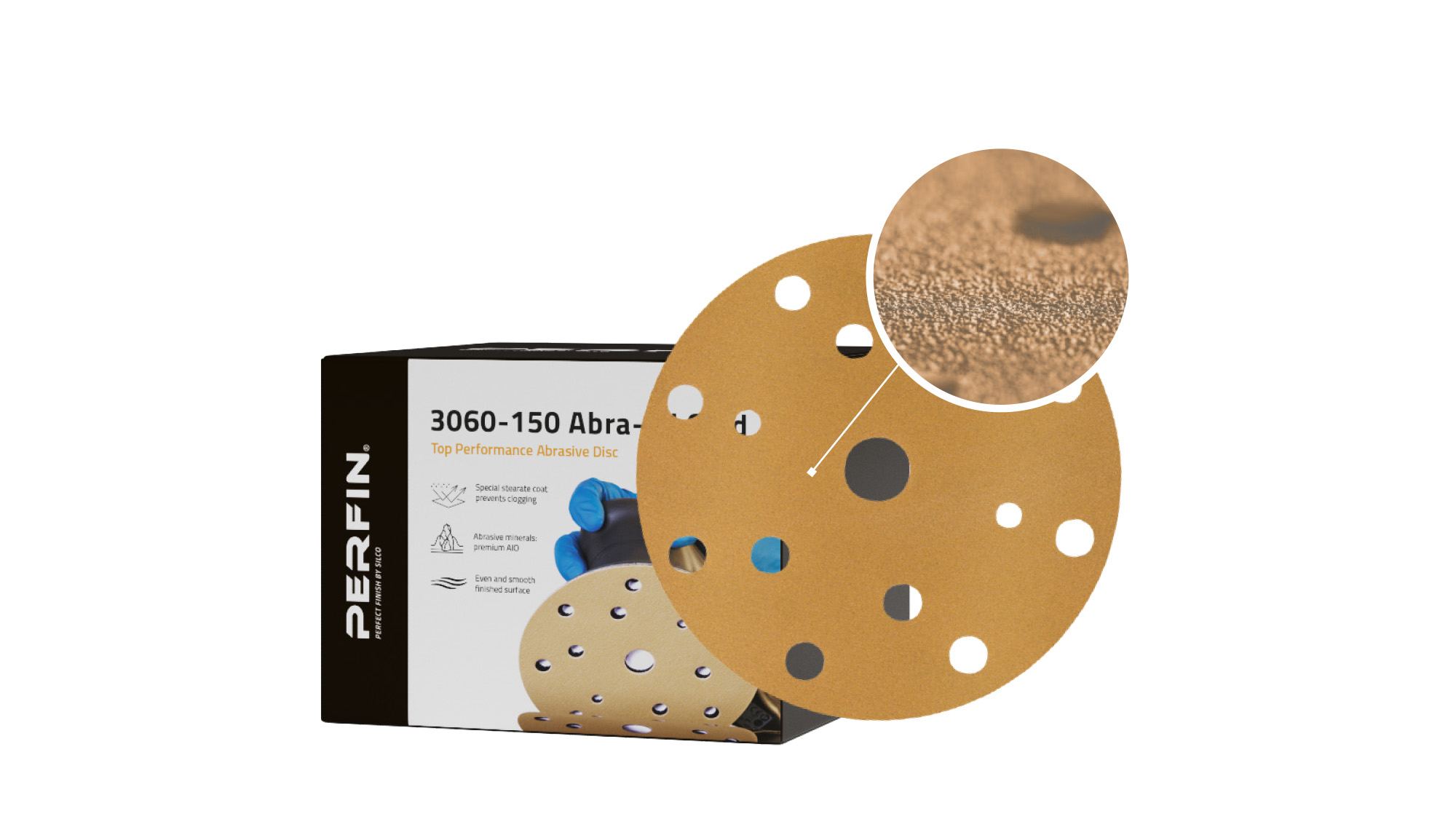 3060-150 Abra-Sil Gold, top performance abrasive disc