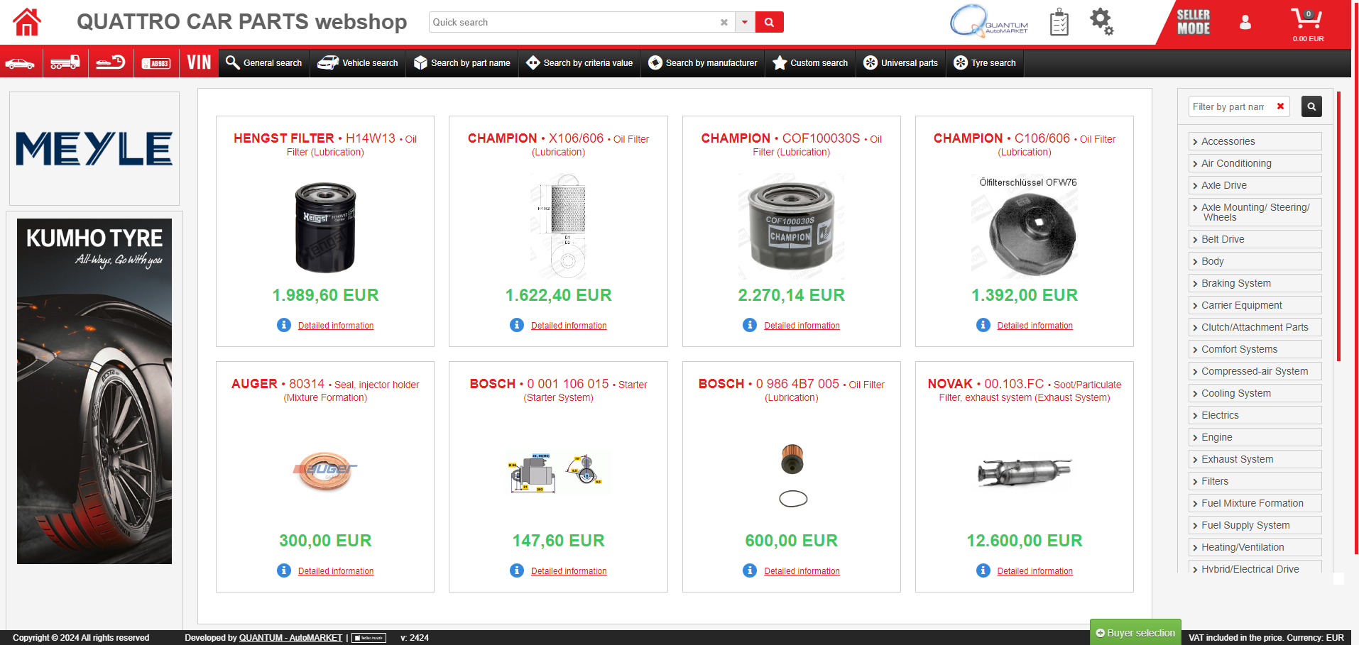 B2B E-commerce Shop