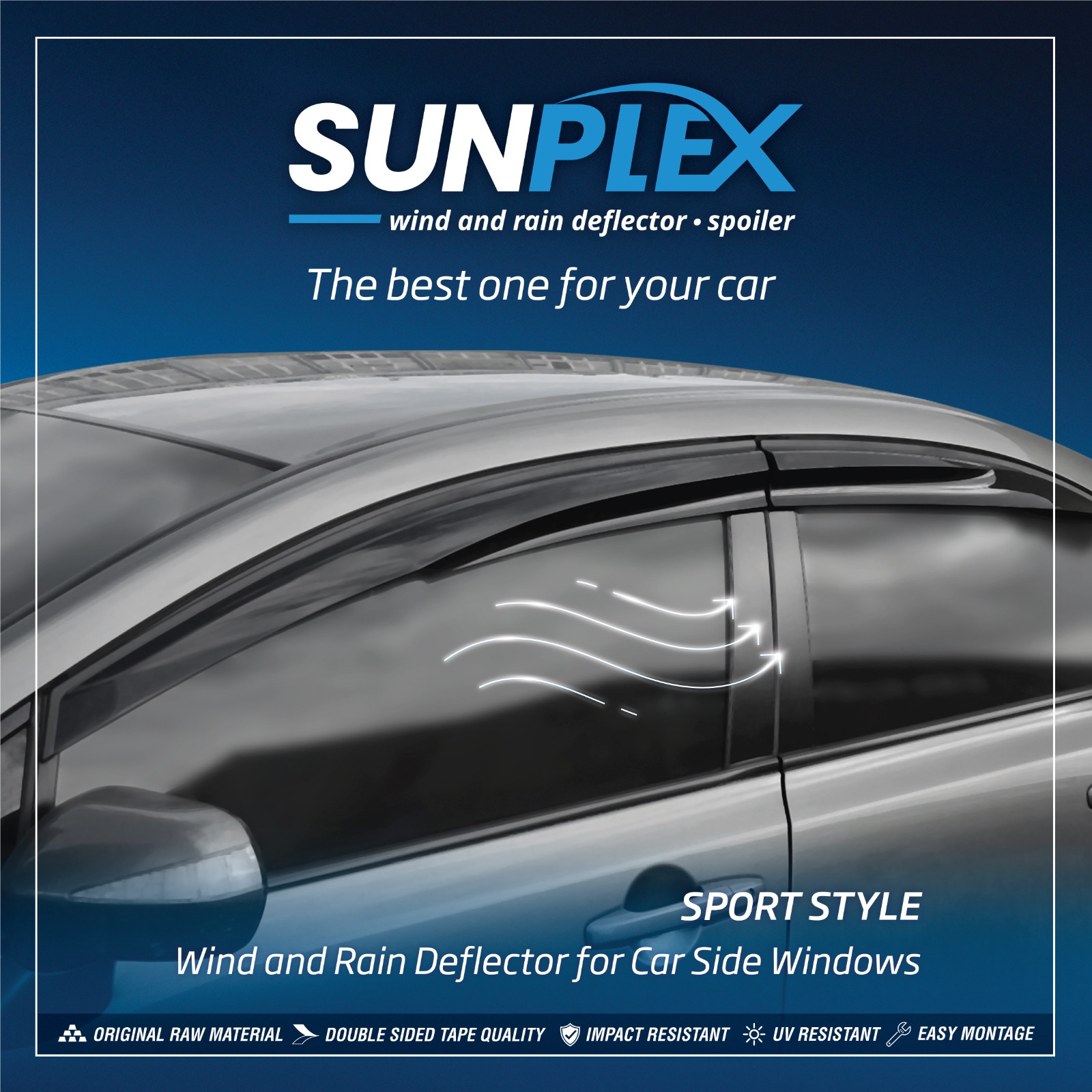 Sunplex Sport Style Wind Deflector