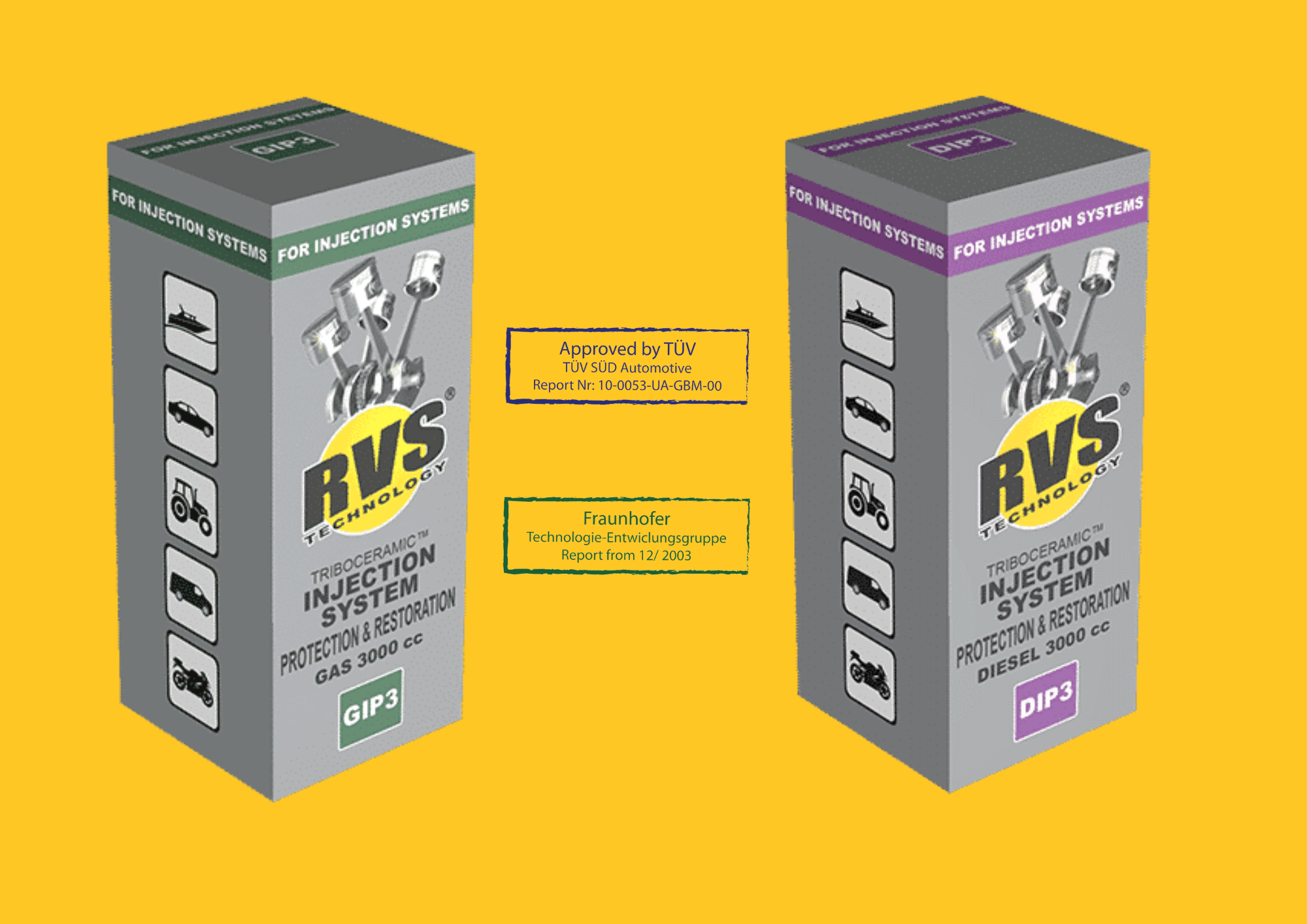 RVS treatment for fuel injection petrol/diesel engines