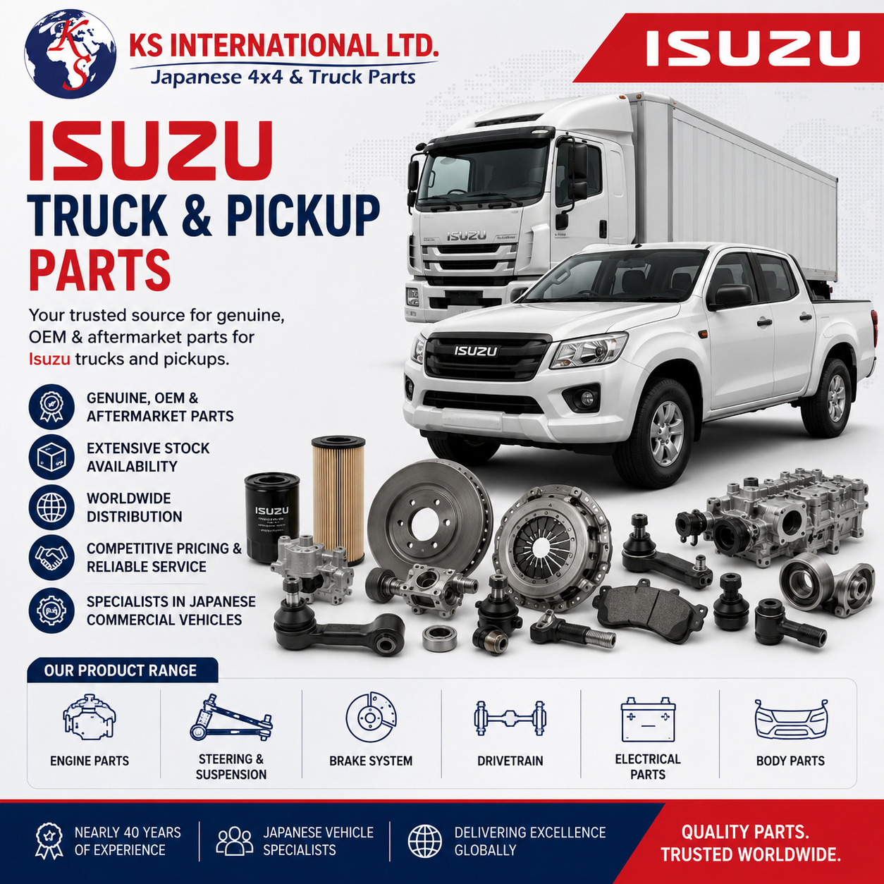 Isuzu Truck & Pickup Parts