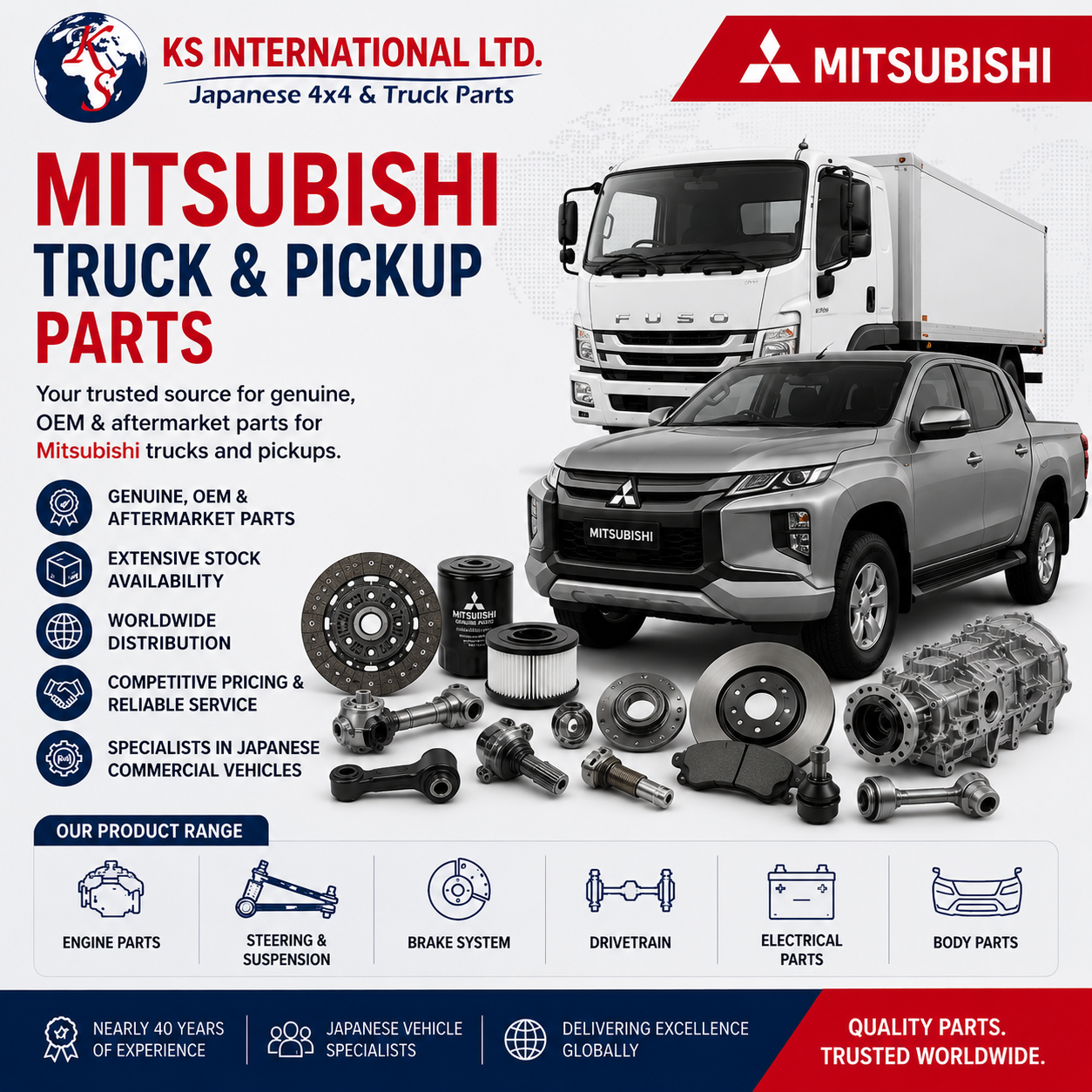 Mitsubishi Truck & Pickup Parts