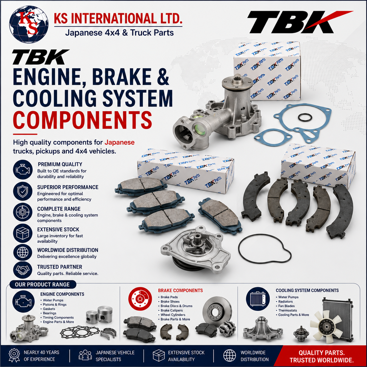 TBK Engine, Brake & Cooling System Components