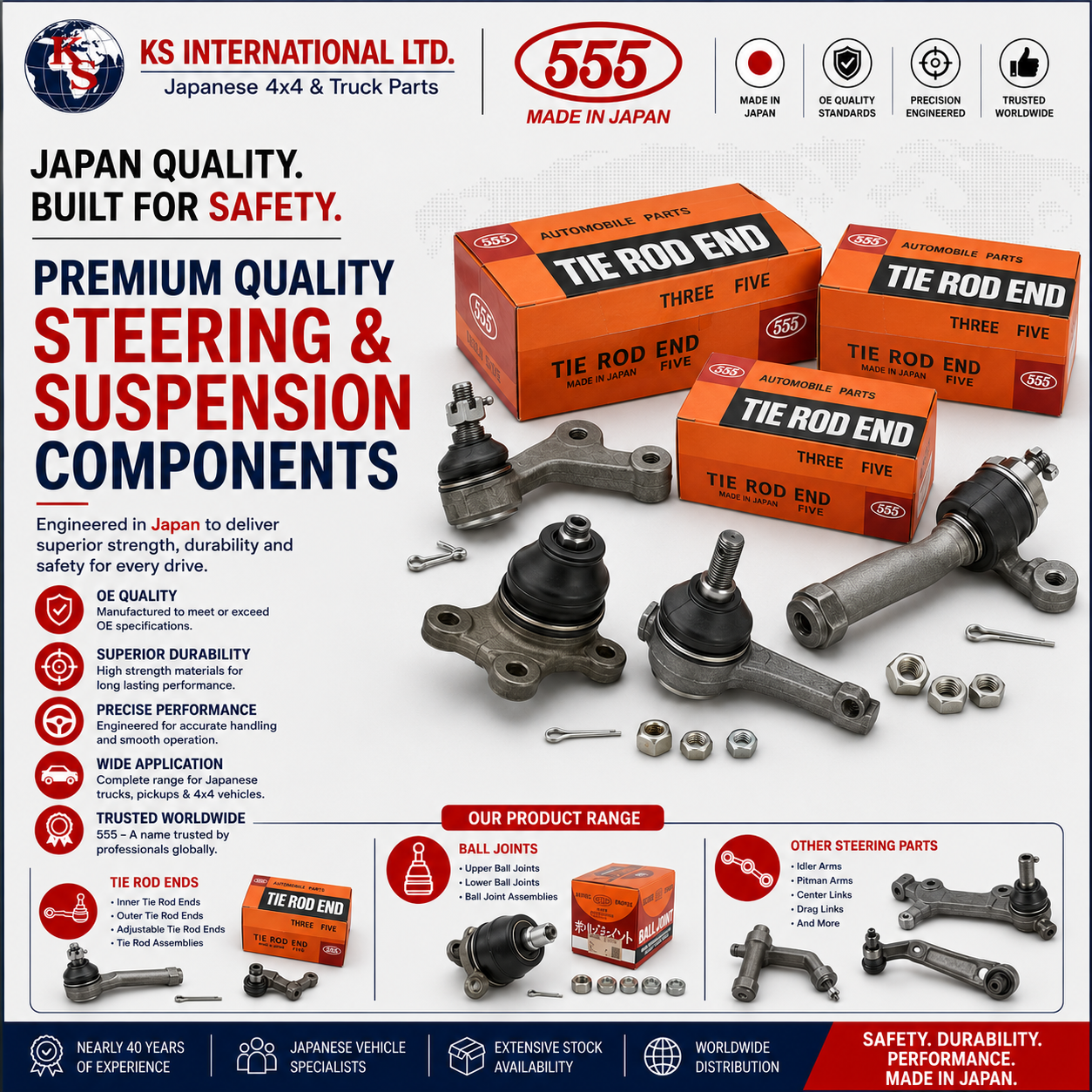555 Steering & Suspension Components