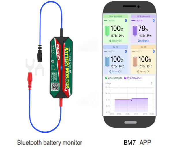 24V/12V/6V Battery Monitor BM7