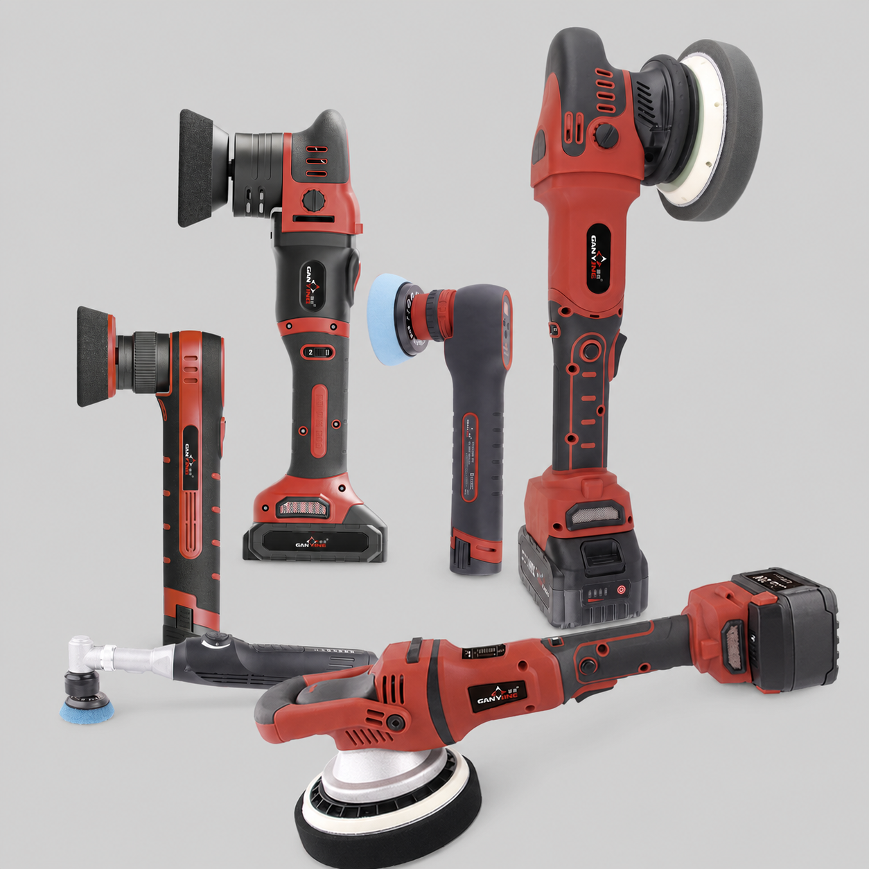 Cordless Random Orbital and Gear-Driven Dual-Action Polishers