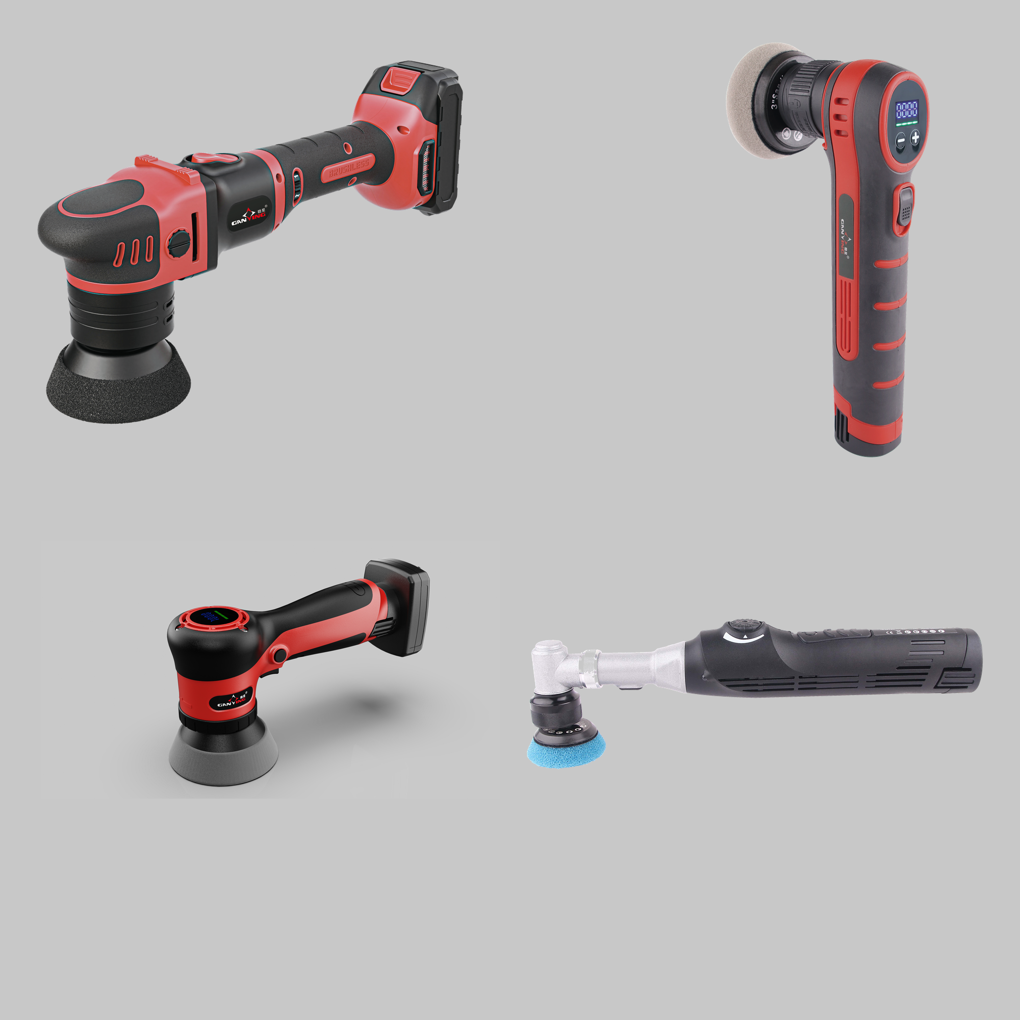 Cordless Orbital and Rotary Mini Polishers