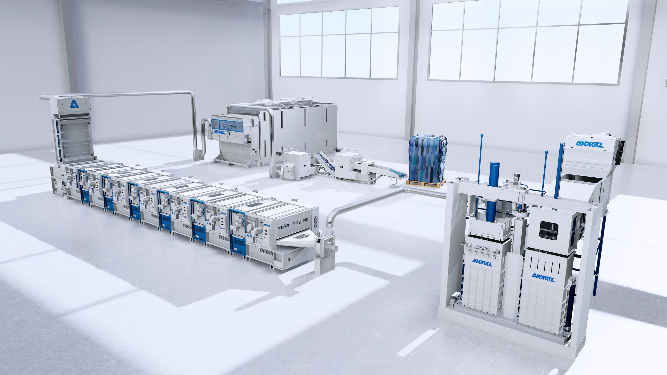 Mechanical recycling / Tearing line