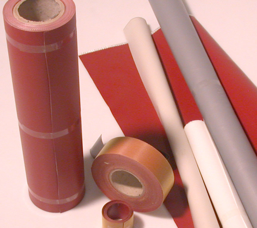 Silicone fibre glass fabrics