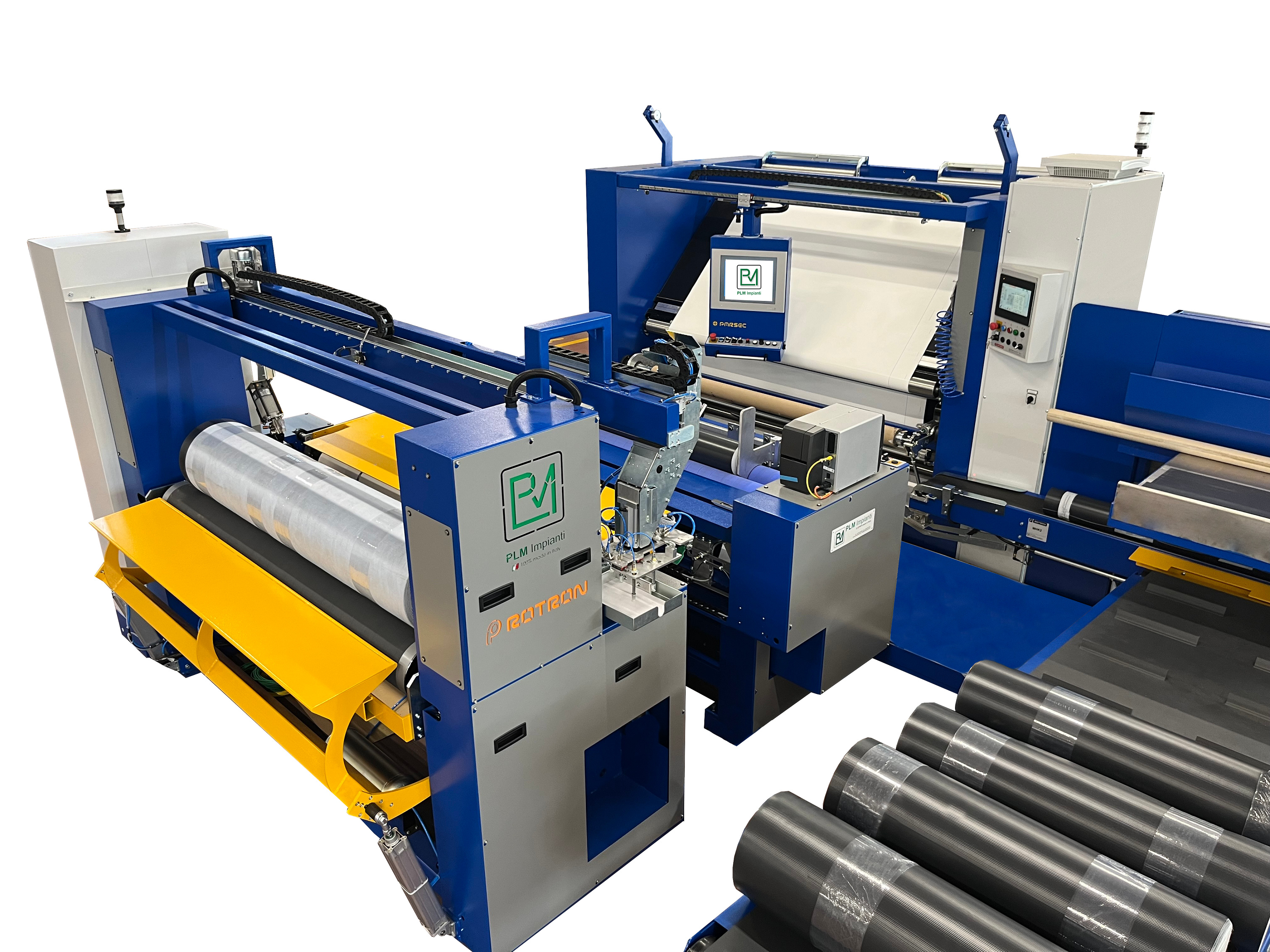 Inspection, cutting and trimming machine type ROTRON MHK20