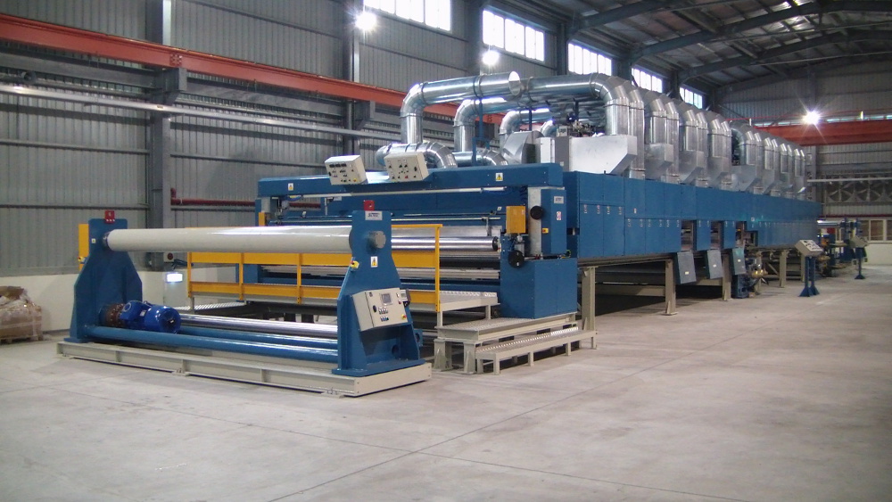 TEXTILE COATING LINE 4500 mm ROLLER WIDTH