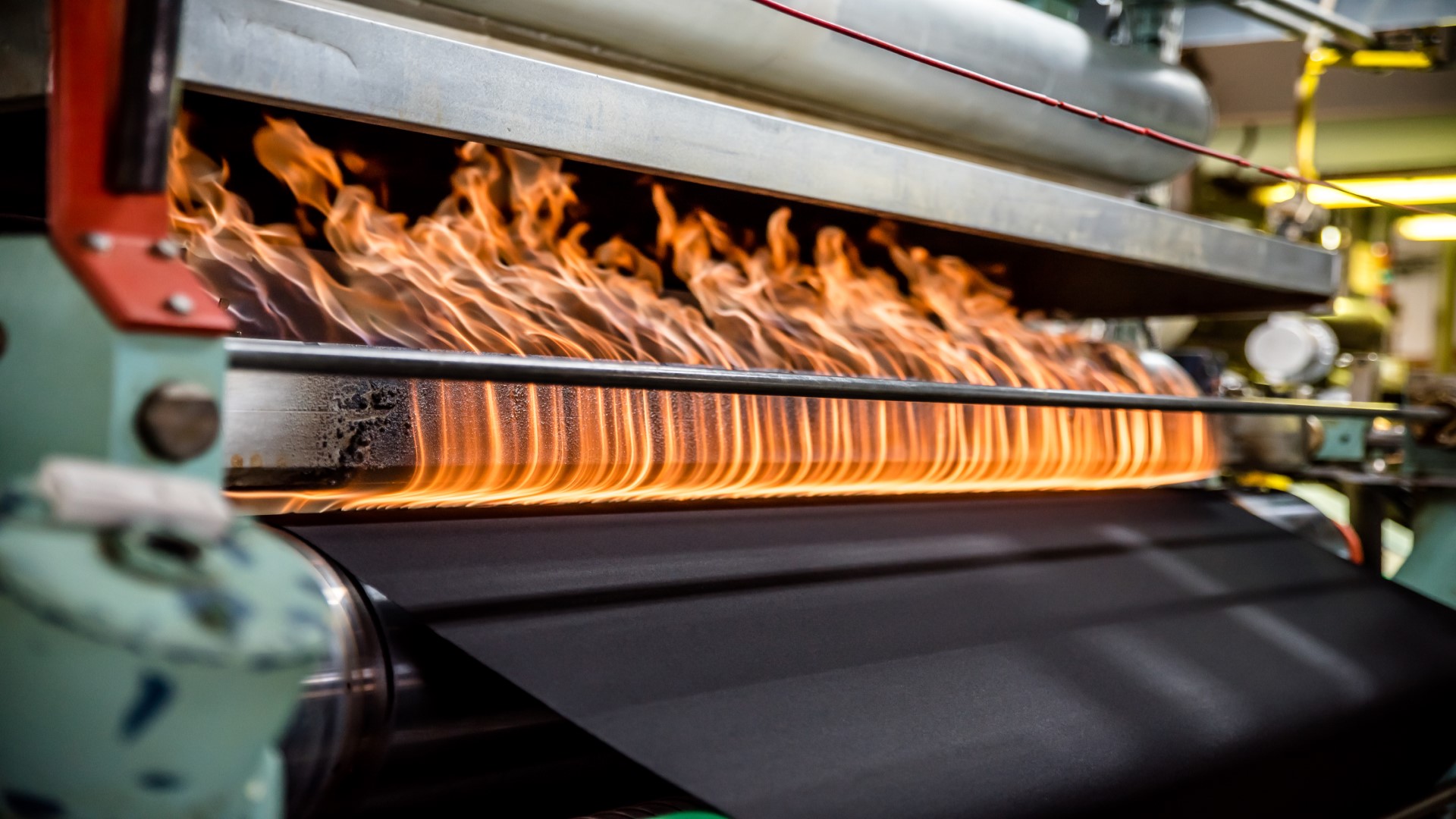 Flame lamination