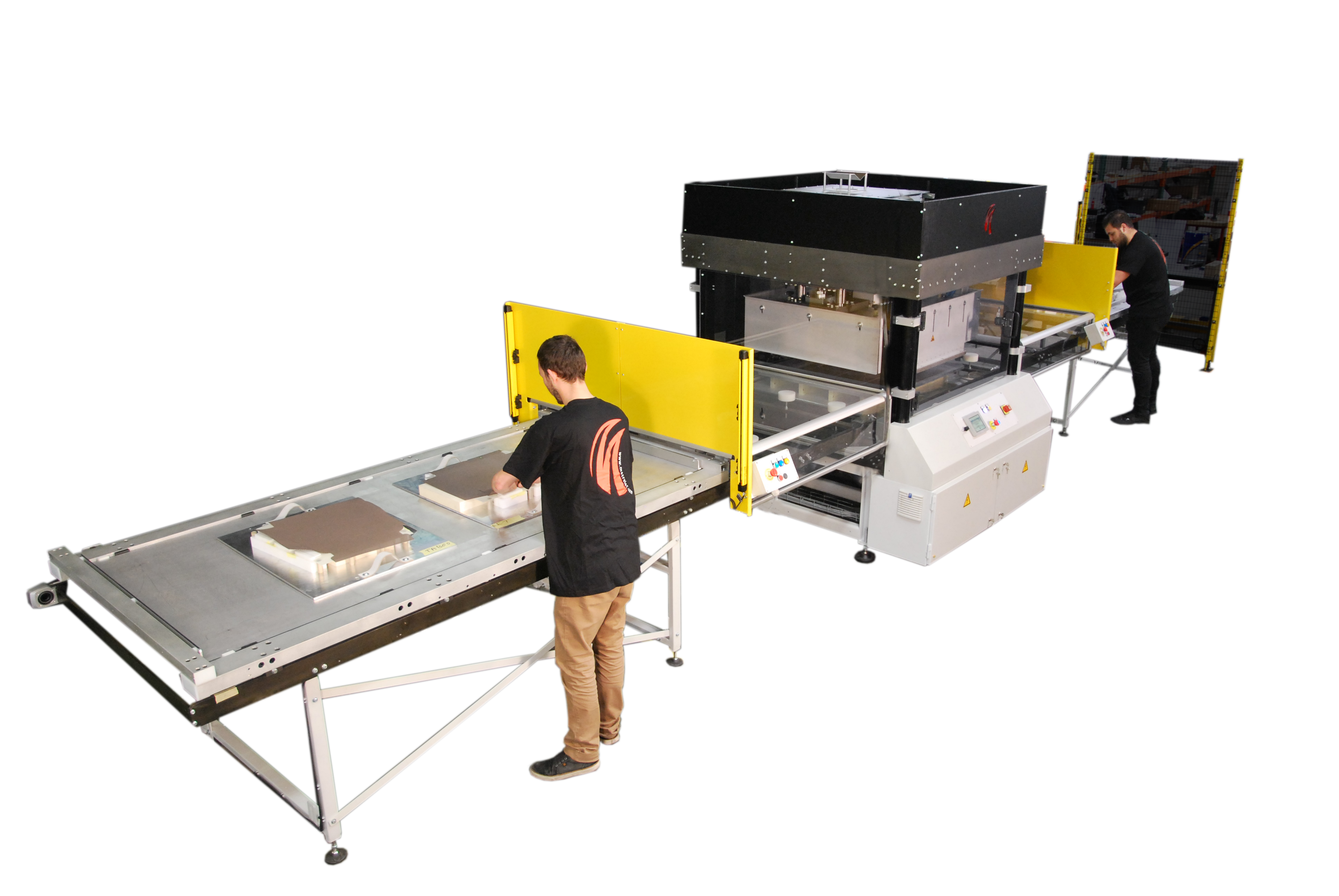 Multi pass shuttle table