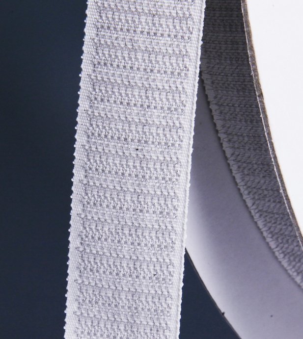 Aramid stainless steel hook-tape