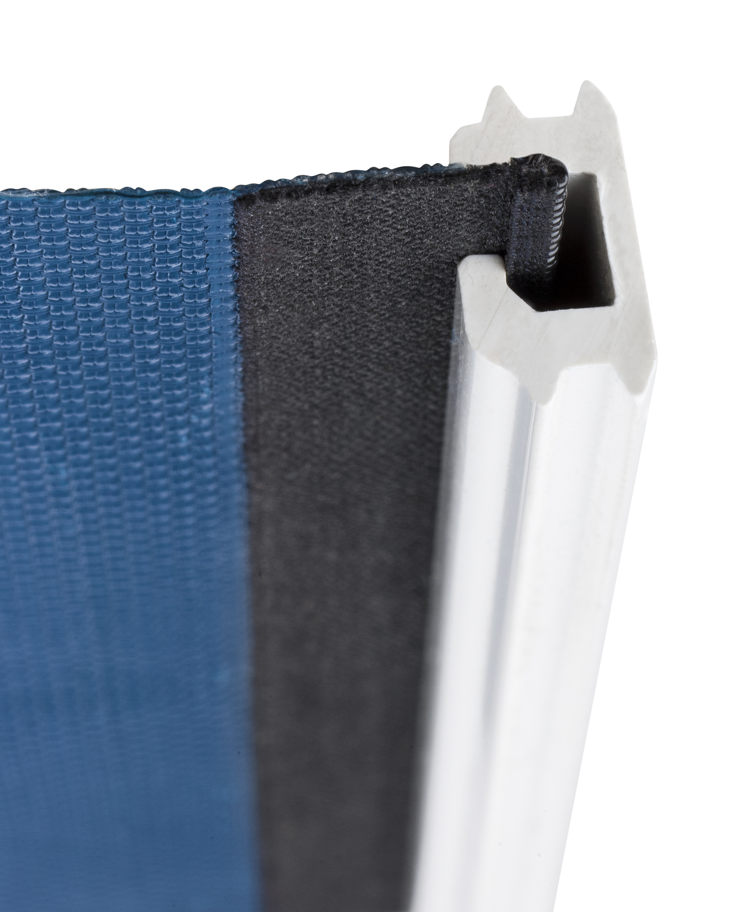 Paskal's rail / track zipper for retractable window / sun screen