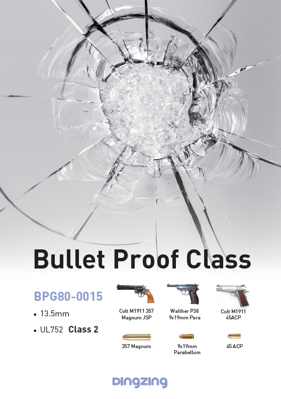Advanced Bullet Proof Glass / Aliphatic Hot Melt Film / Edge Seal