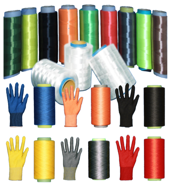 HPPE yarn for Cut resistance glove