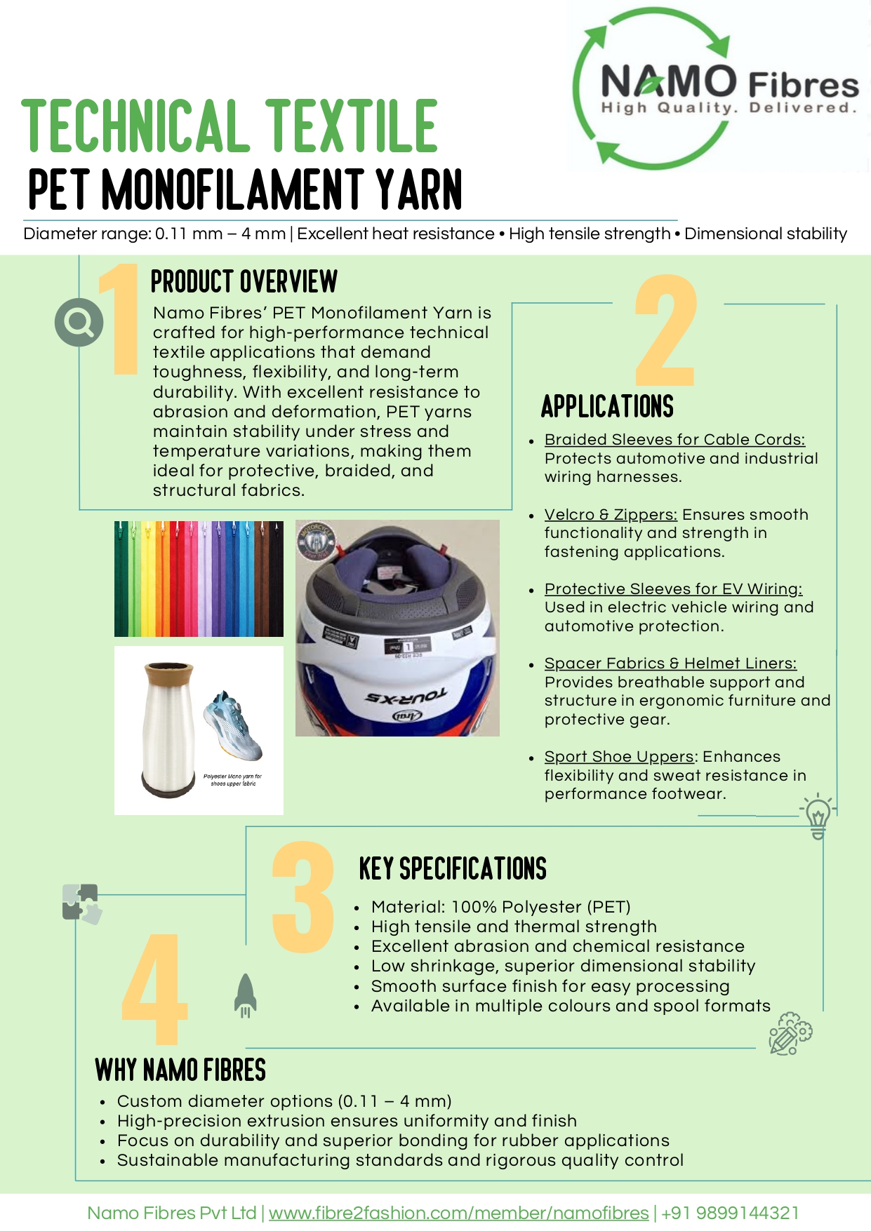PET Moonofilament Yyarn