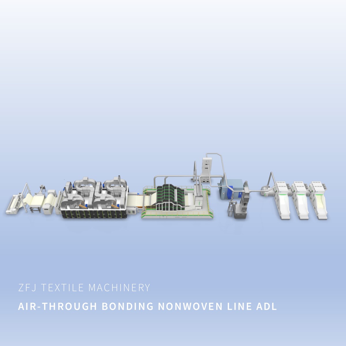 Air-through Bonding Nonwoven Line ADL