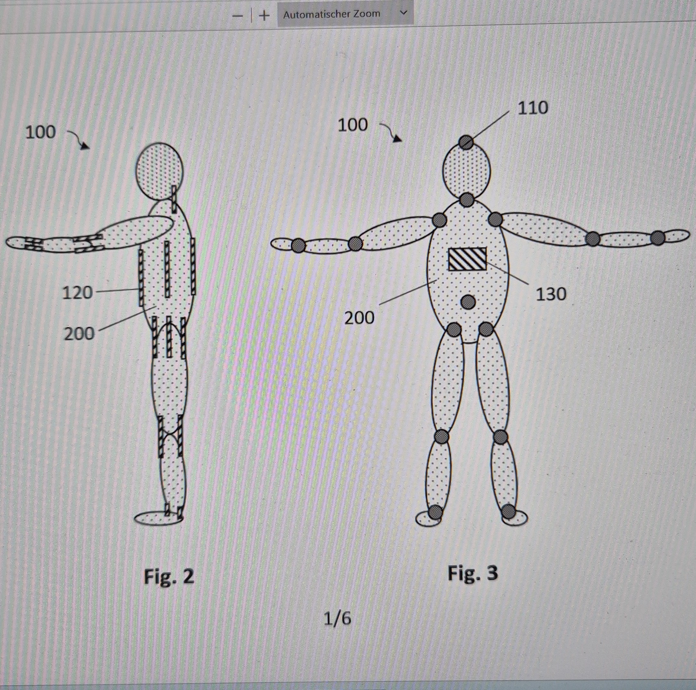 Patent for movement stabilization employing sensors, novel actors and control system in Smart Textiles