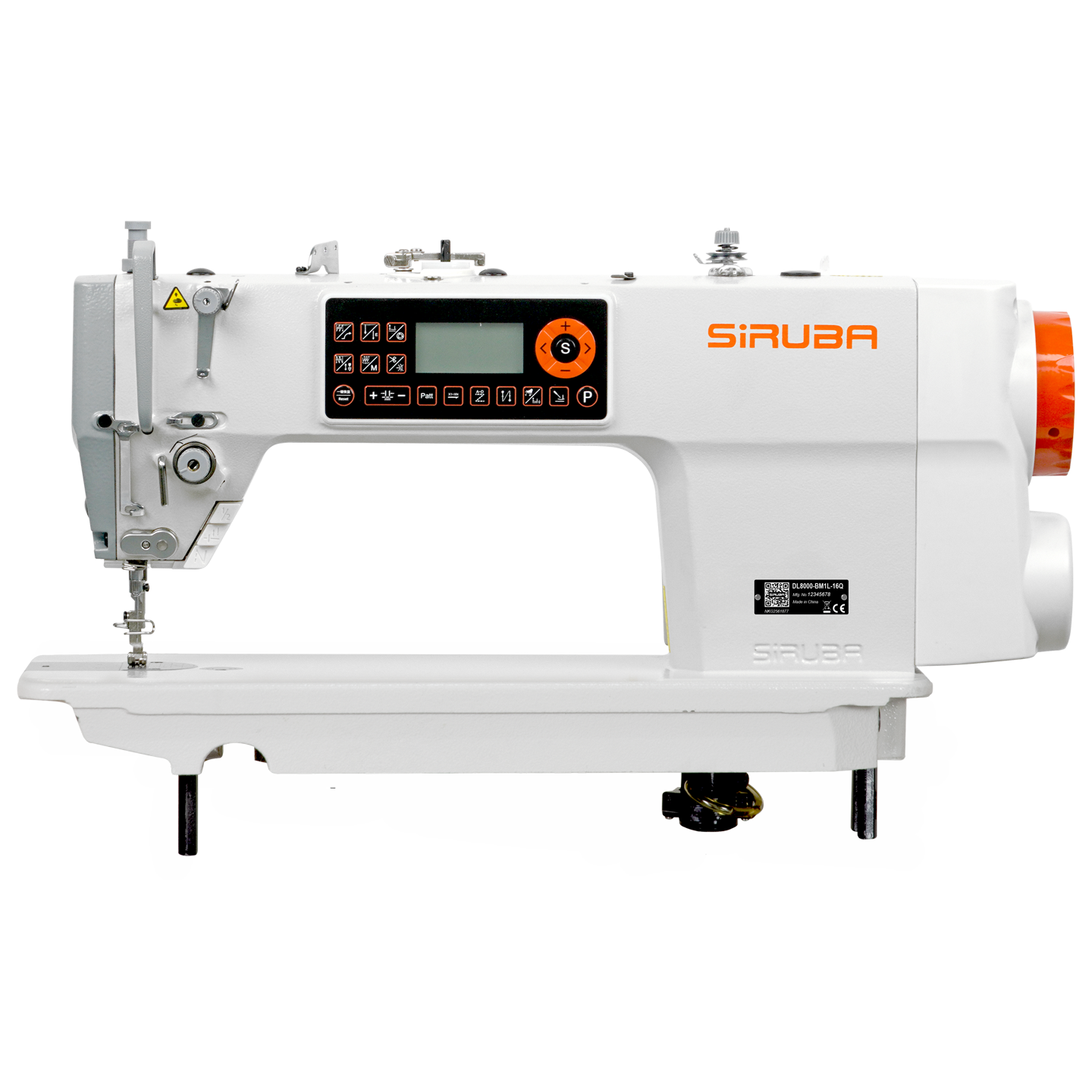 Large Space Computerized Lockstitch Sewing Machine With Single Stepping Motor