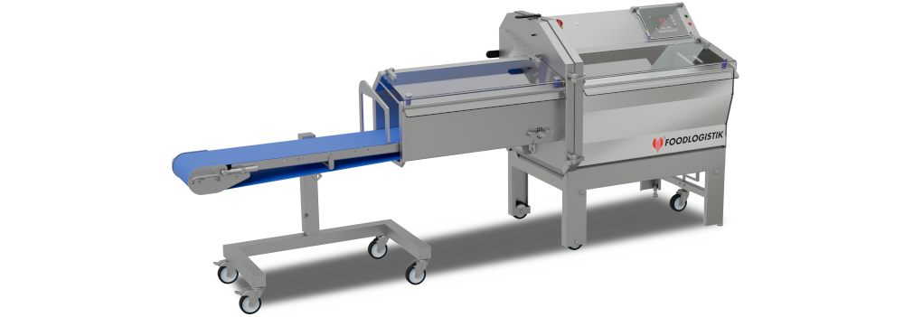 Meat dicer - capacity 140 - FOODLOGISTIK Fleischereimaschinen GmbH -  stainless steel / high-performance