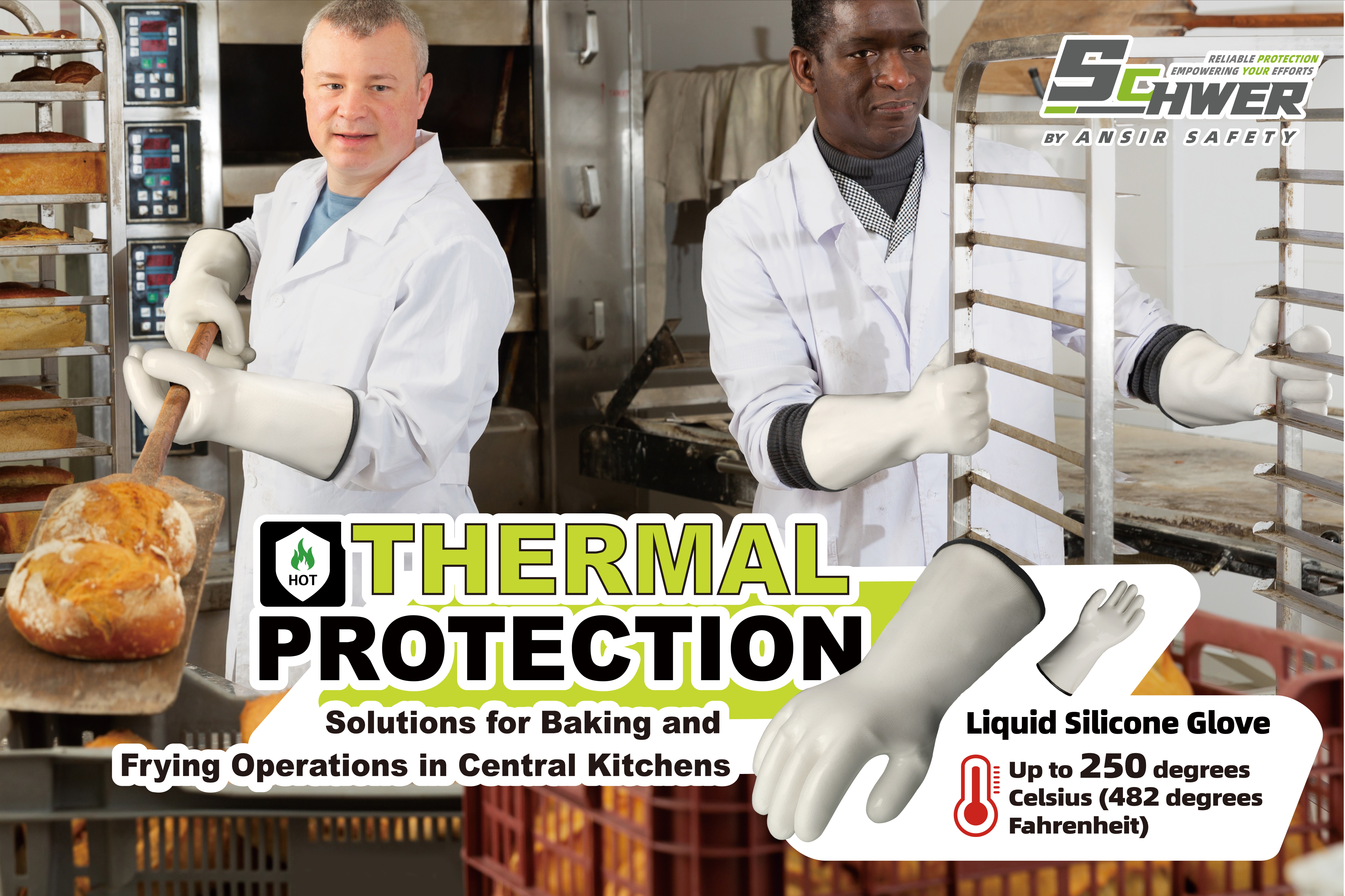 Thermal Protection Liquid Silicone Glove