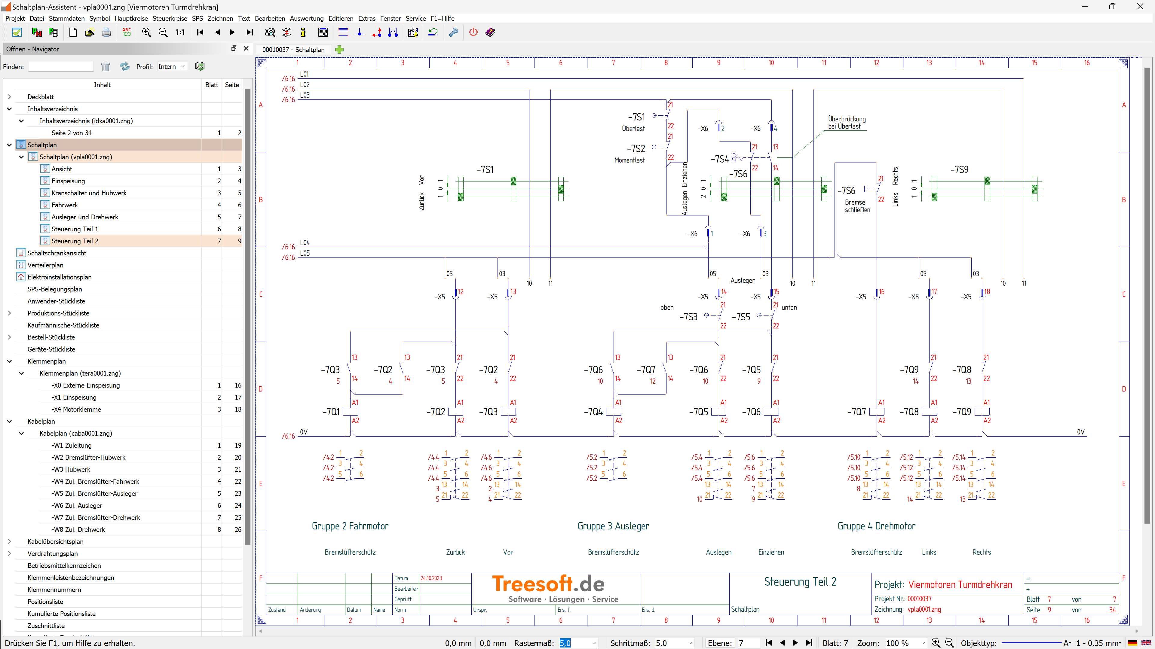 Treesoft CAD: Die Elektro-CAD Software für die Steuerungstechnik