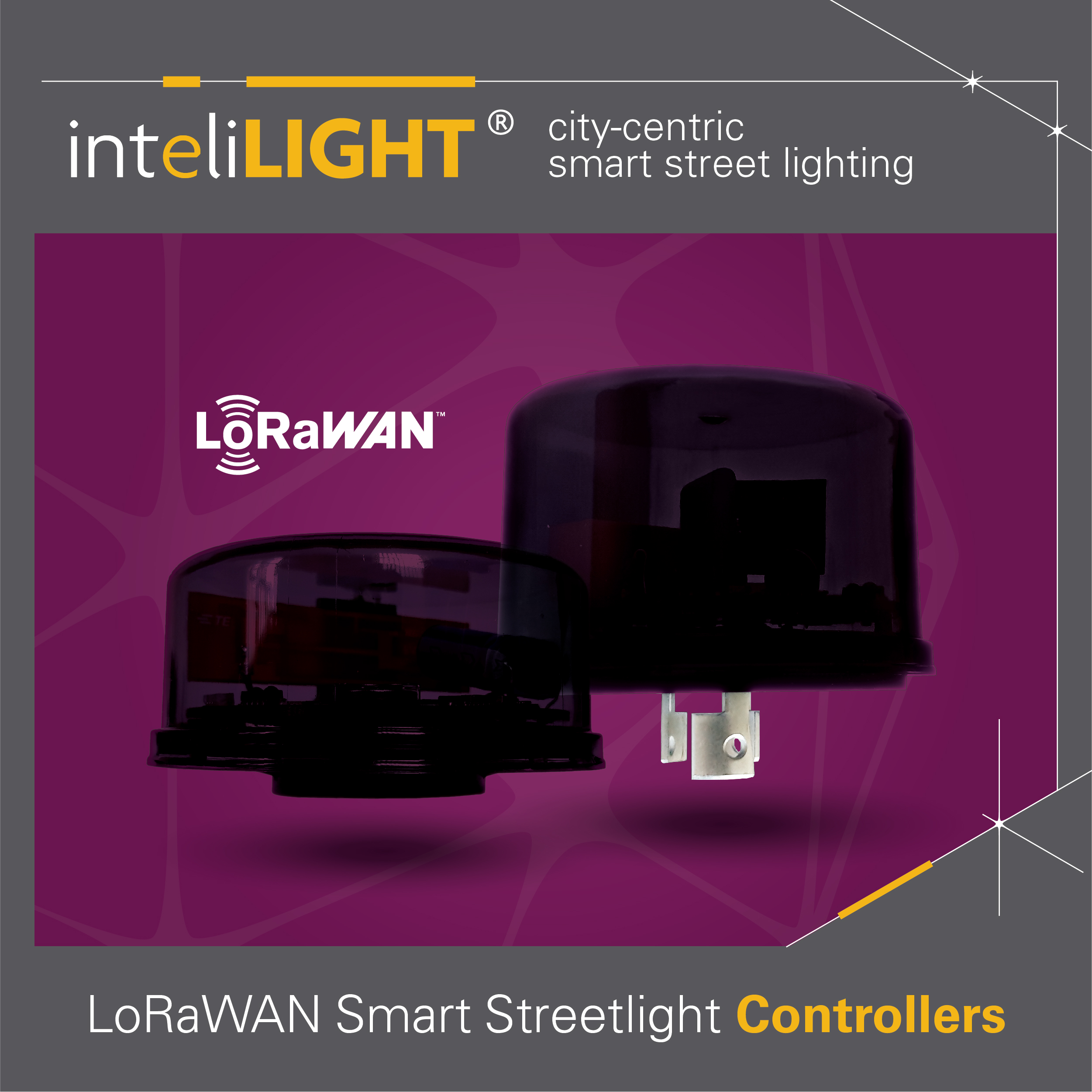 inteliLIGHT® LoRaWAN™ compatible smart street lighting
