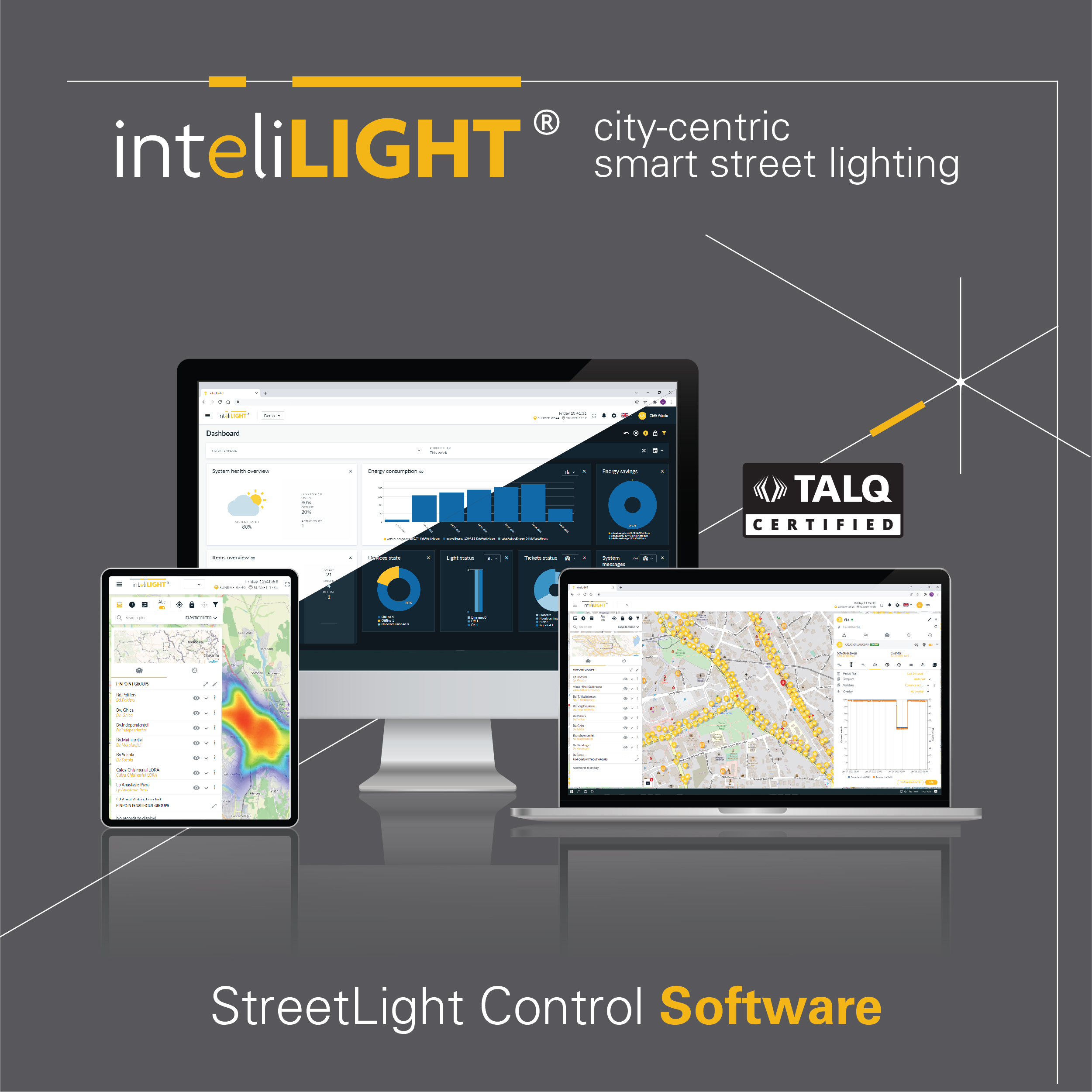 inteliLIGHT®  StreetLight Control  software