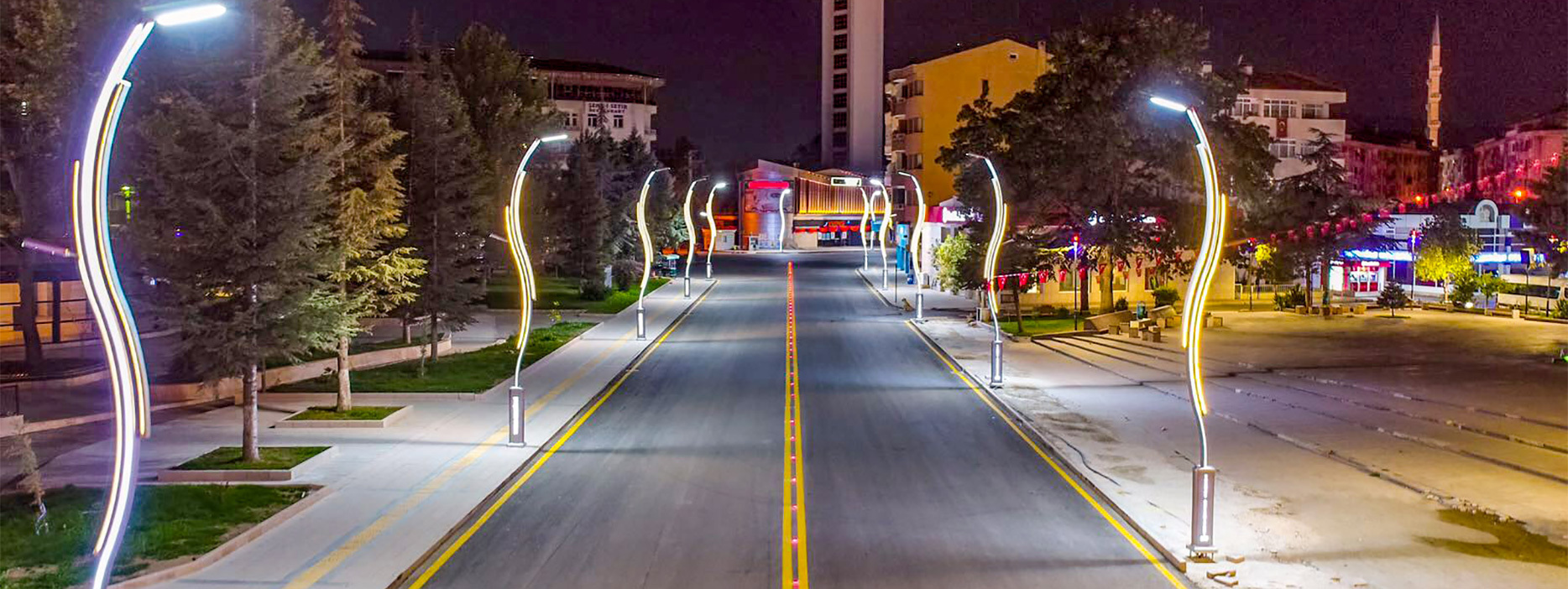 Decorative Street Lighting pole with led