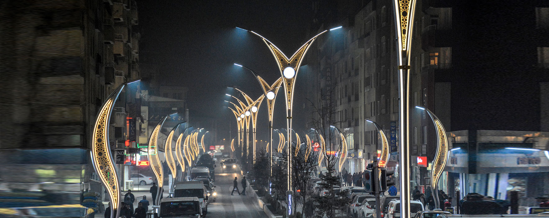 Decorative Street Lighting pole with led