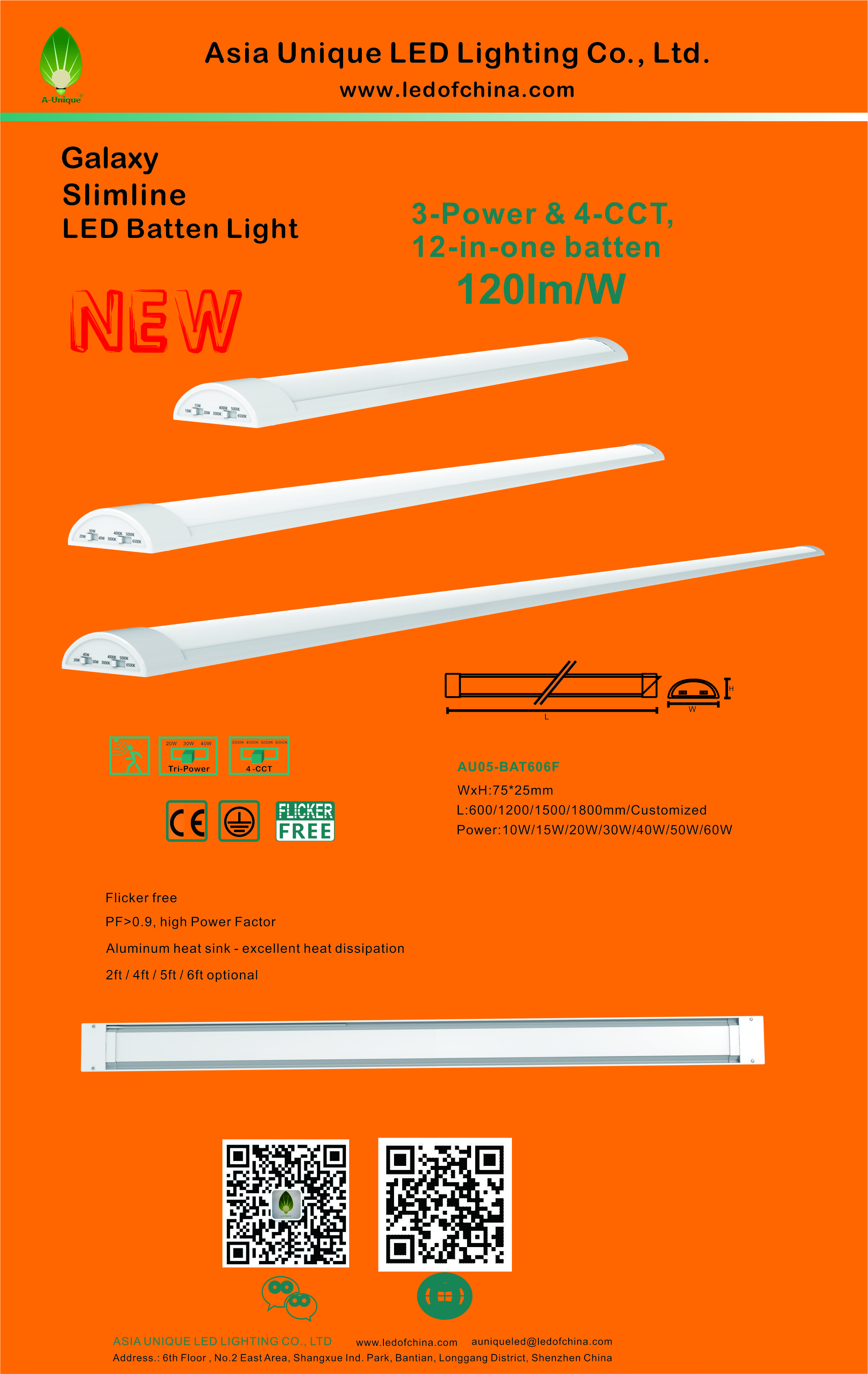 Slimline LED Batten