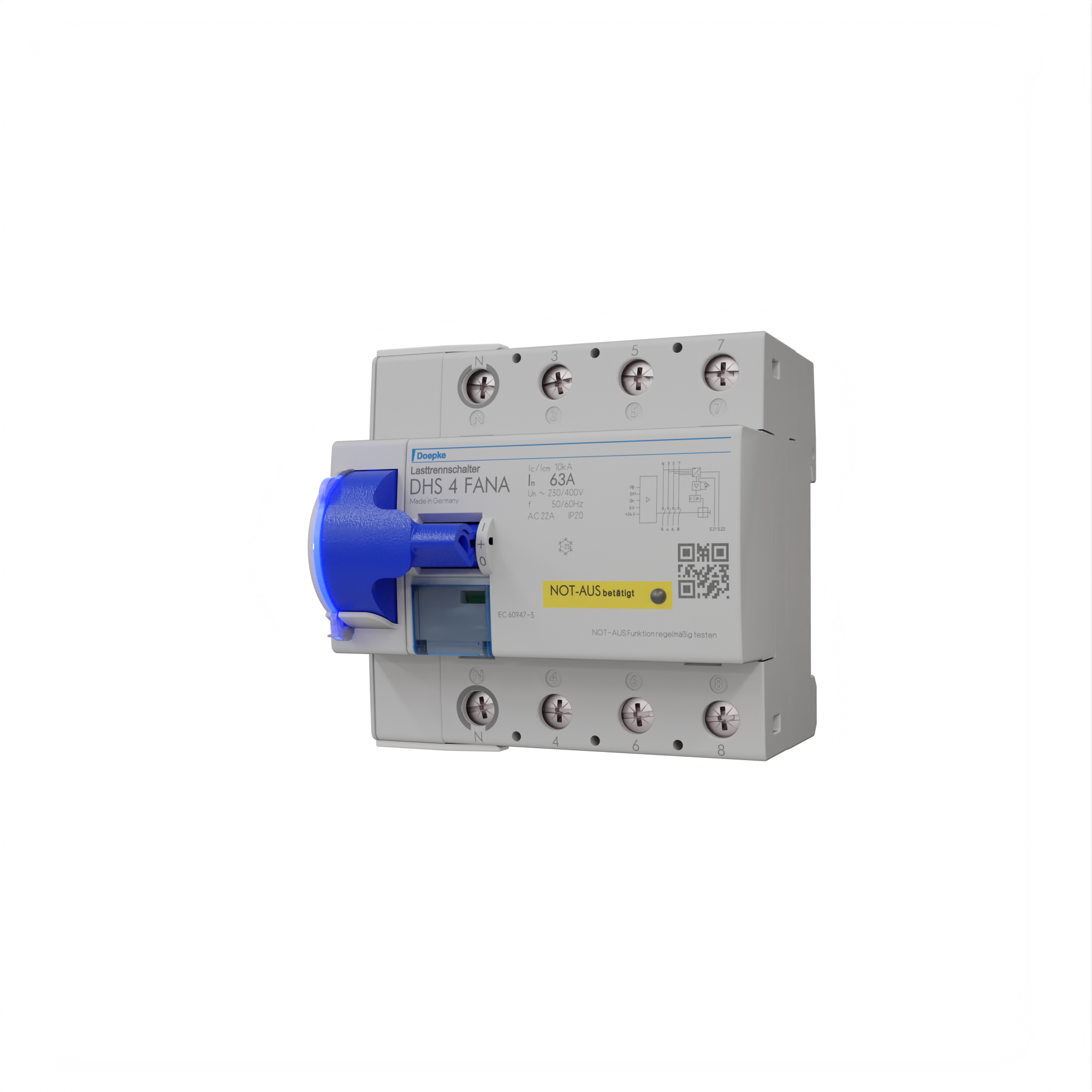 Reliable switch-off and easy switch on DFS FANA and DHS FANA: emergency switching off with remote operation