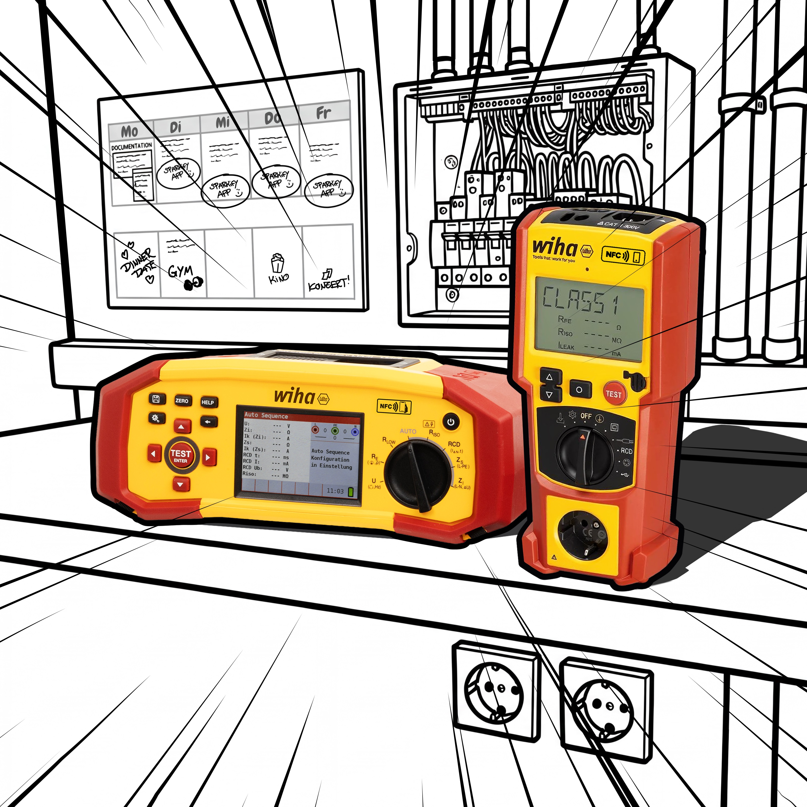 NEW: Wiha device and installation testers with revolutionary documentation app
