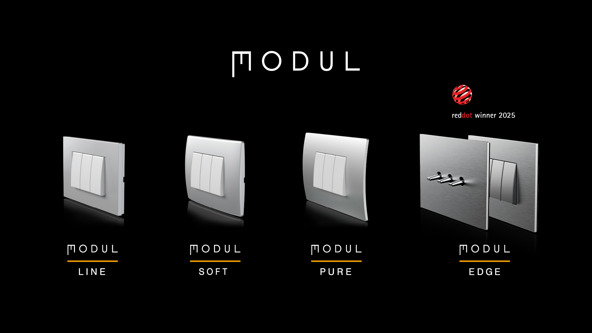MODUL modular system of switches and sockets